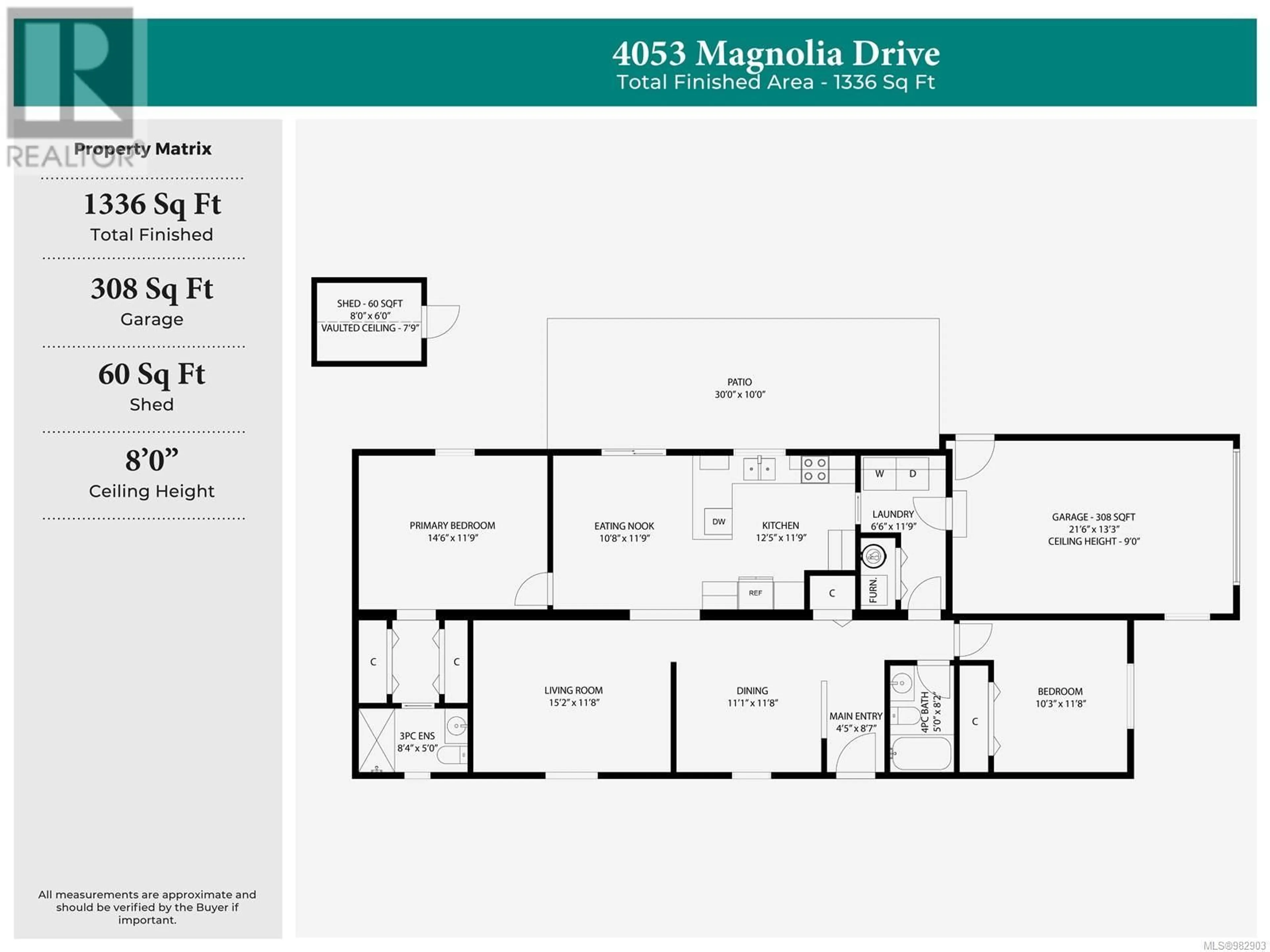 Floor plan for 4053 Magnolia Dr, Nanaimo British Columbia V9R4M9