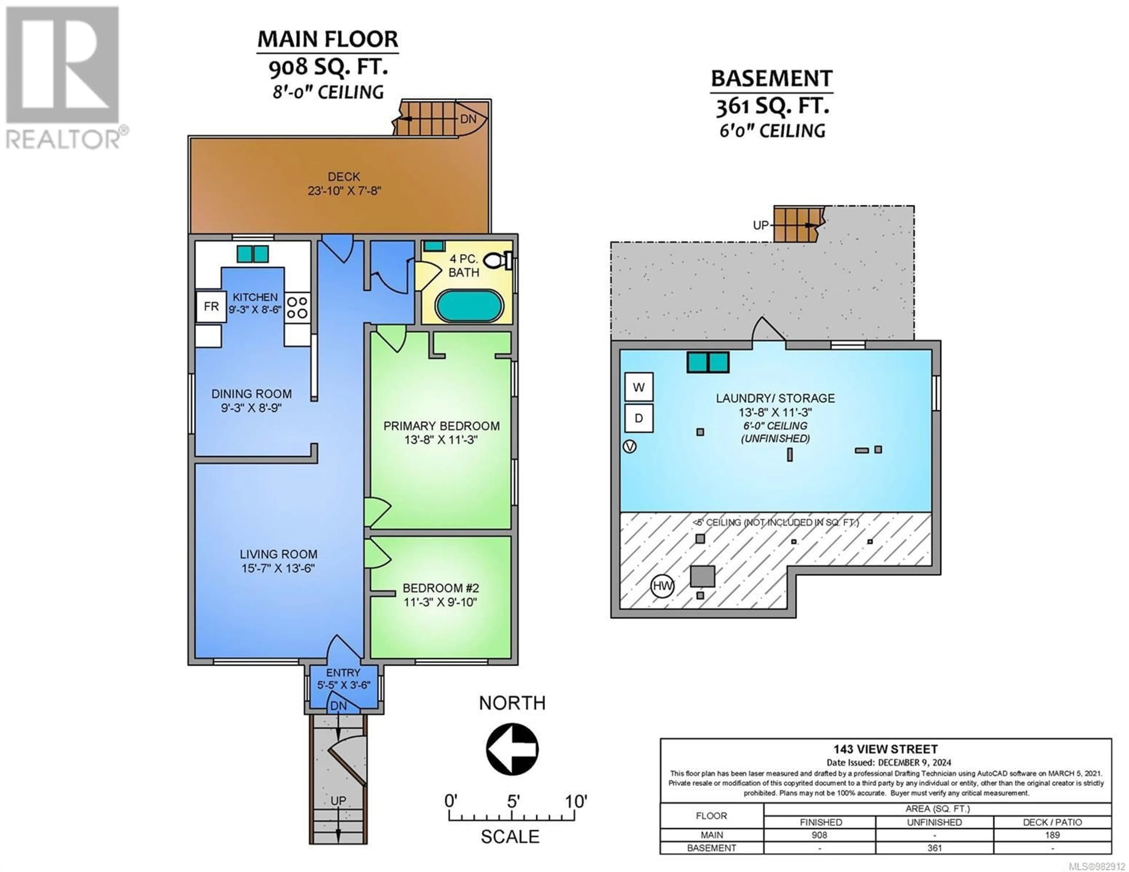 Floor plan for 143 View St, Nanaimo British Columbia V9R4N5