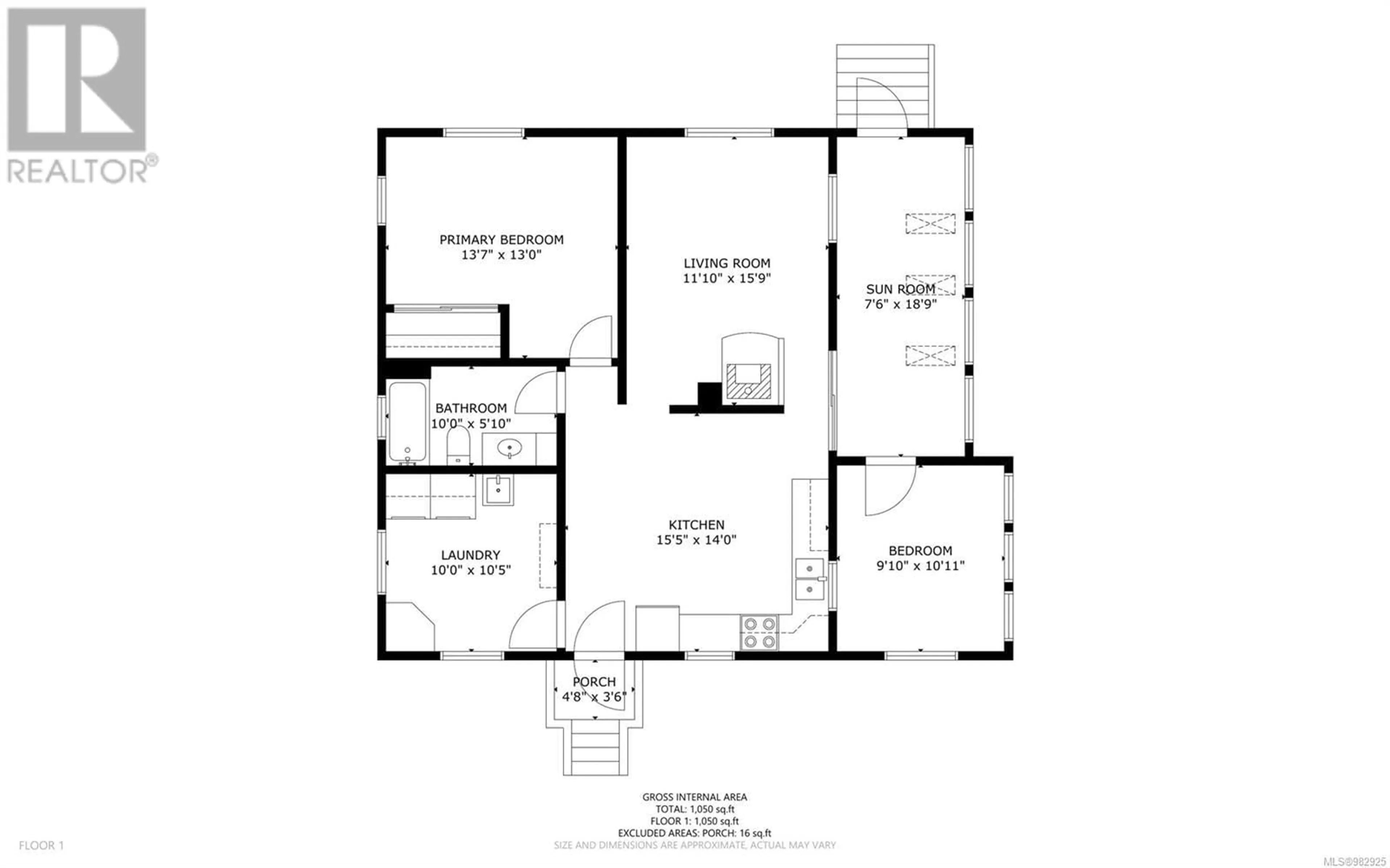 Floor plan for 1405 Wild Rose Dr, Gabriola Island British Columbia V0R1X1