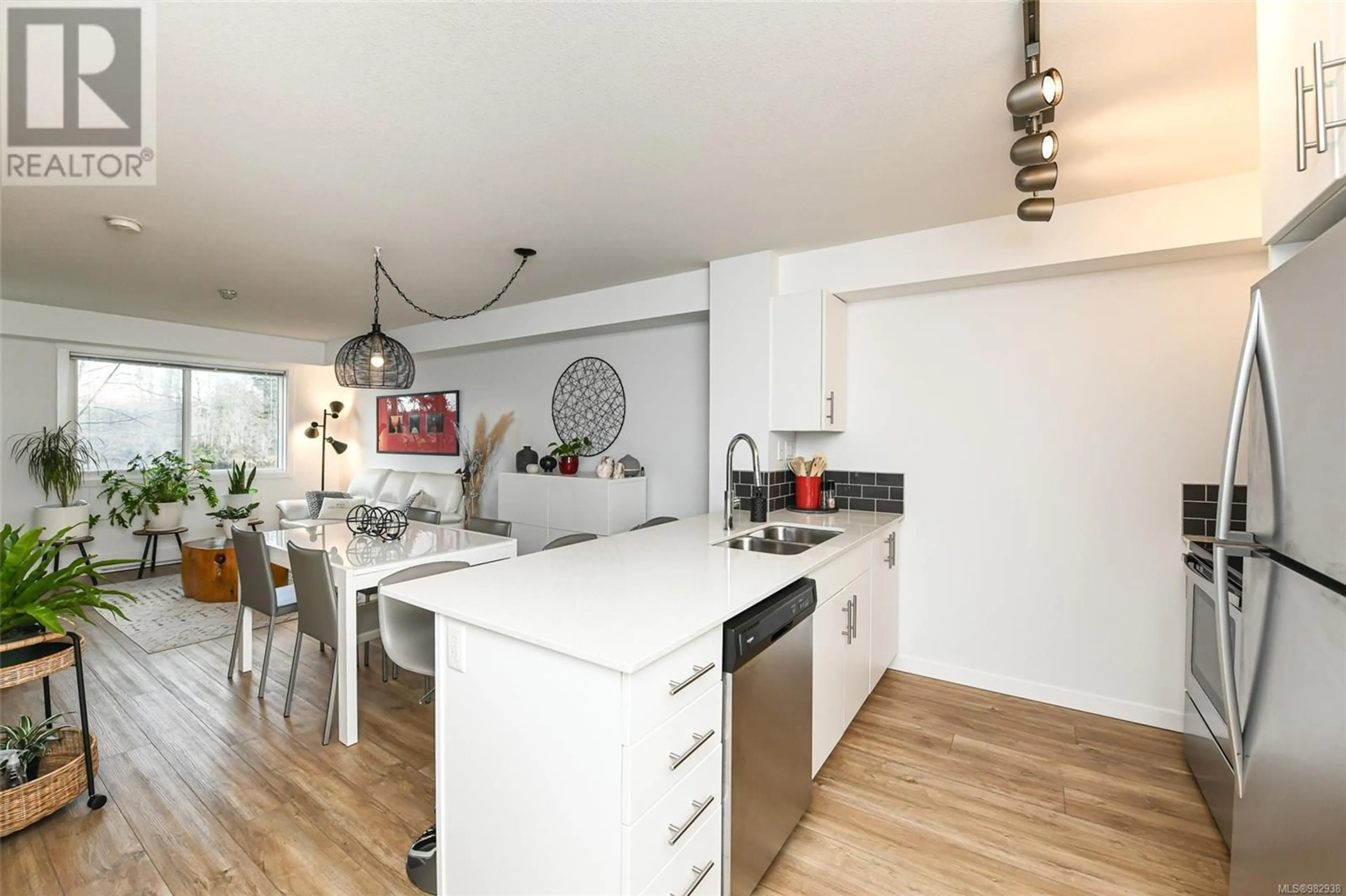 Open concept kitchen, unknown for 108 1944 Riverside Lane, Courtenay British Columbia V9N0E5