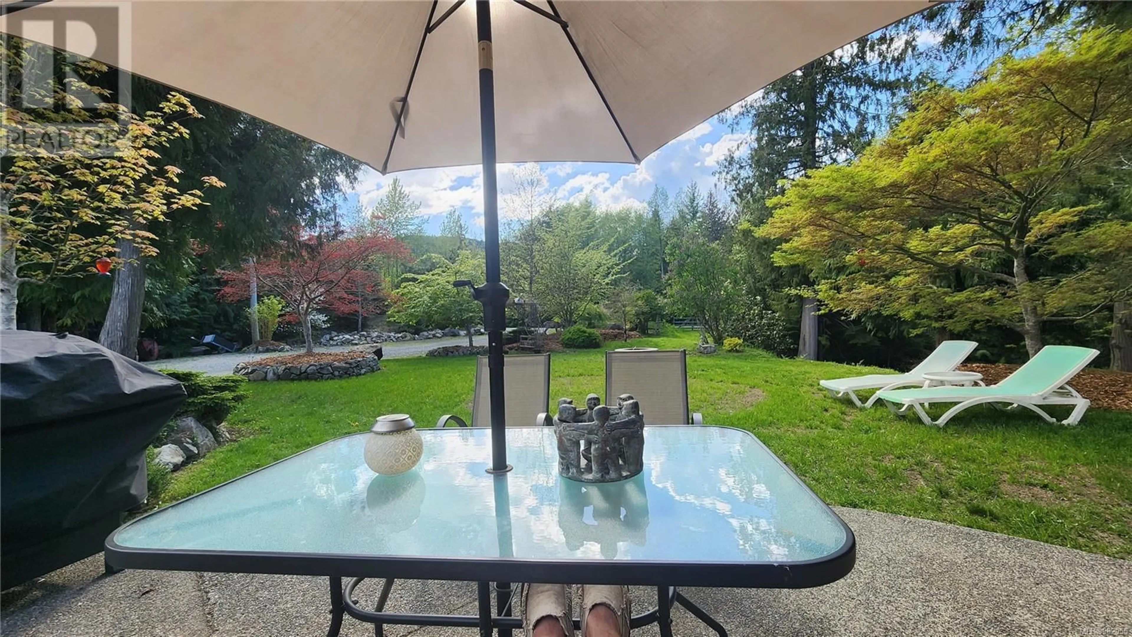 Patio, water/lake/river/ocean view for 1631 Lewis Lane, Qualicum Beach British Columbia V9K2S3