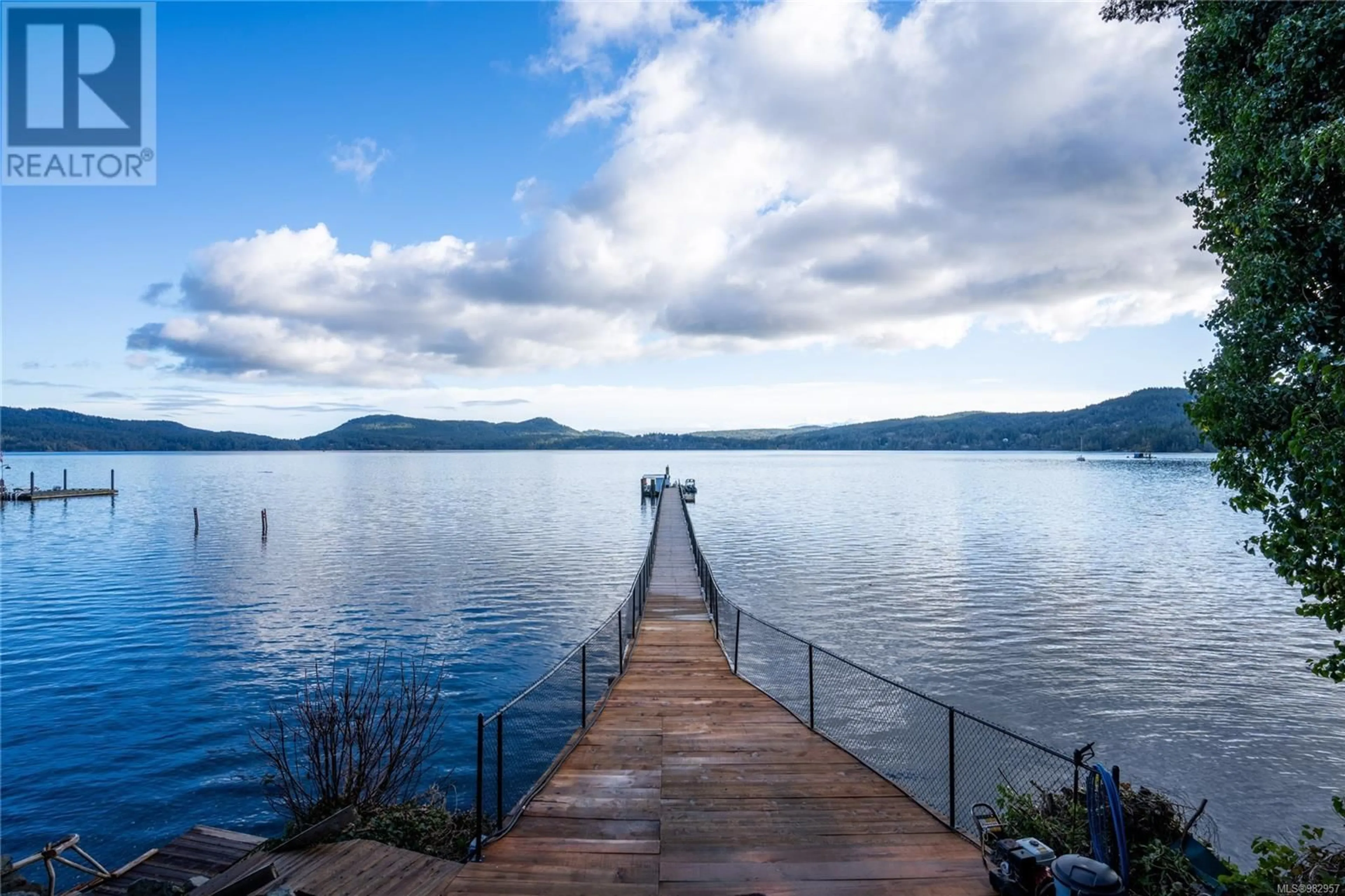 Patio, water/lake/river/ocean view for 5957 Sooke Rd, Sooke British Columbia V9Z0P7