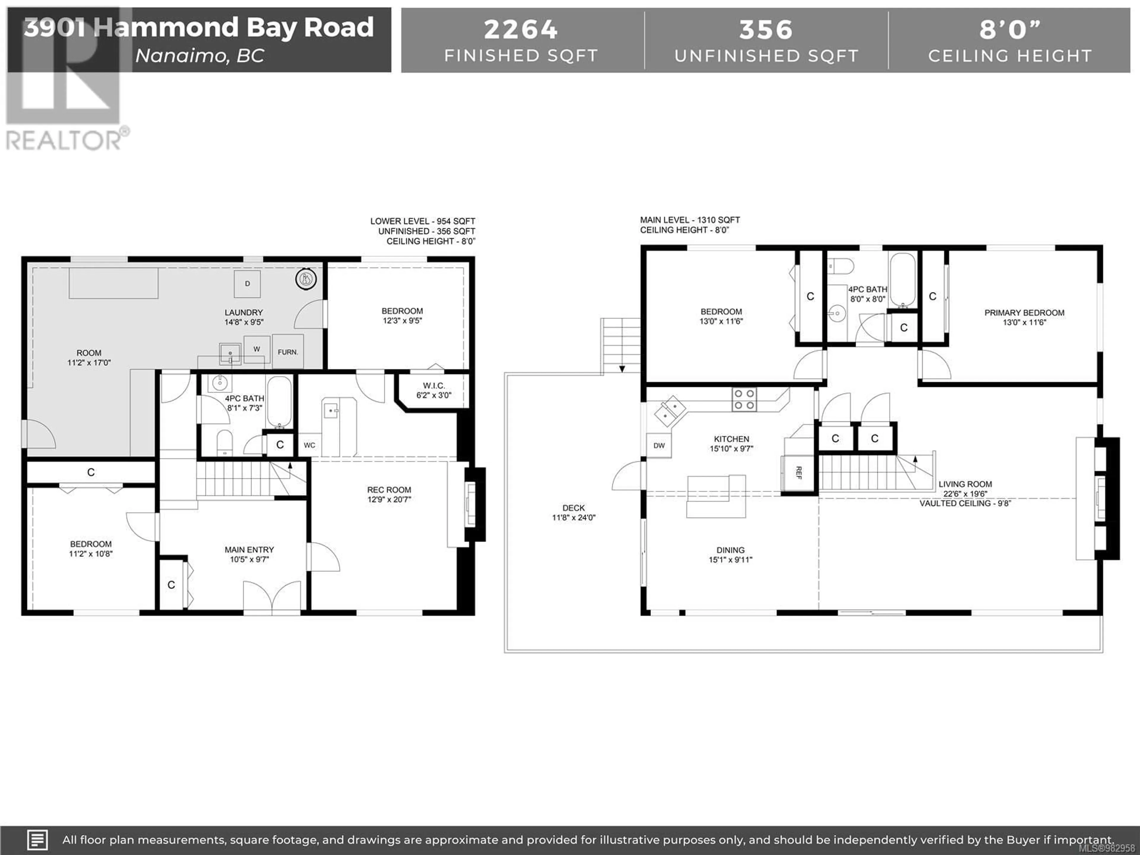 Floor plan for 3901 Hammond Bay Rd, Nanaimo British Columbia V9T1G4