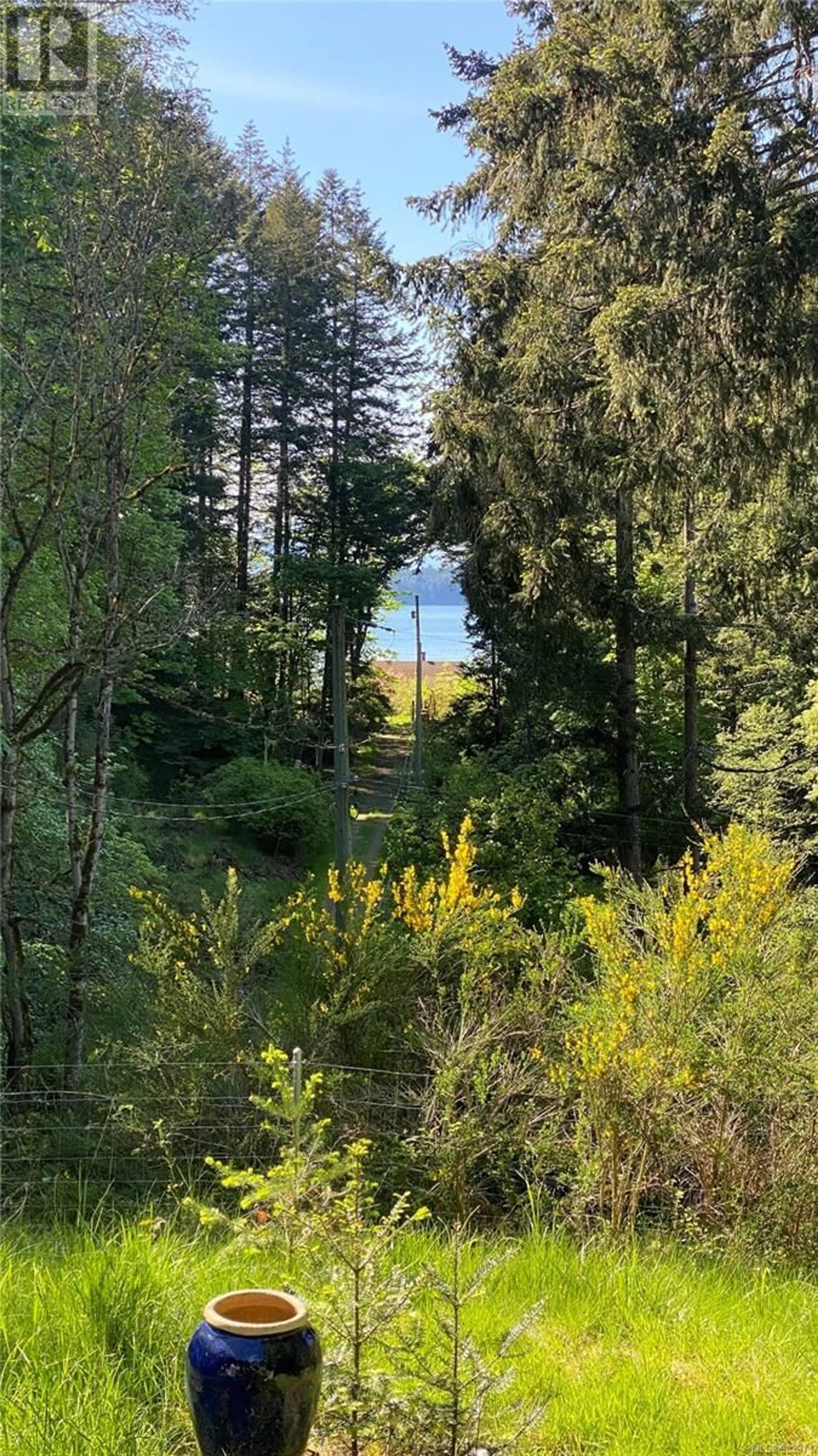 A pic from outside/outdoor area/front of a property/back of a property/a pic from drone, forest/trees view for 1305 Stalker Rd, Pender Island British Columbia V0N2M1