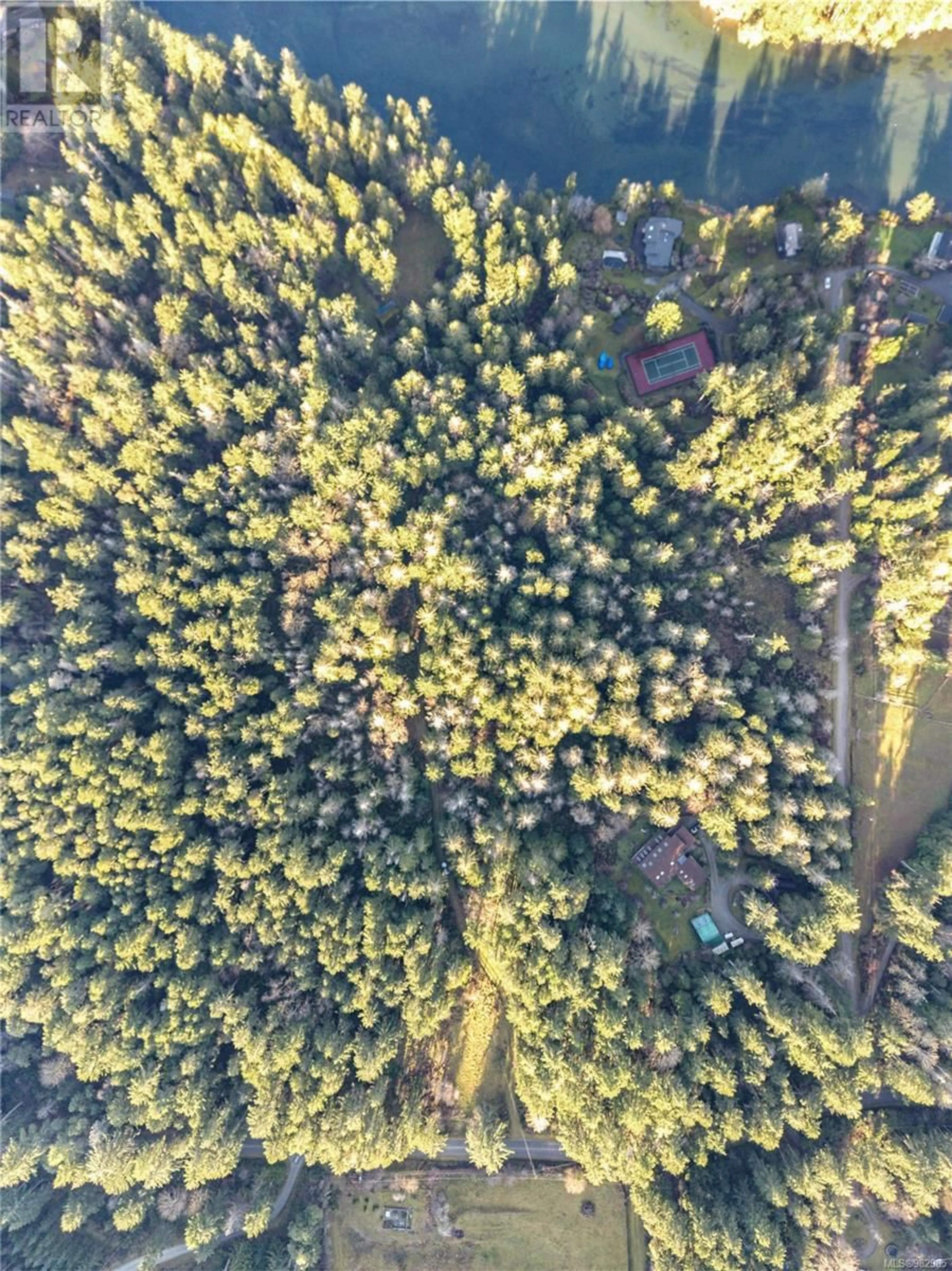 A pic from outside/outdoor area/front of a property/back of a property/a pic from drone, forest/trees view for 808 Rainbow Rd, Salt Spring British Columbia V8K2M8