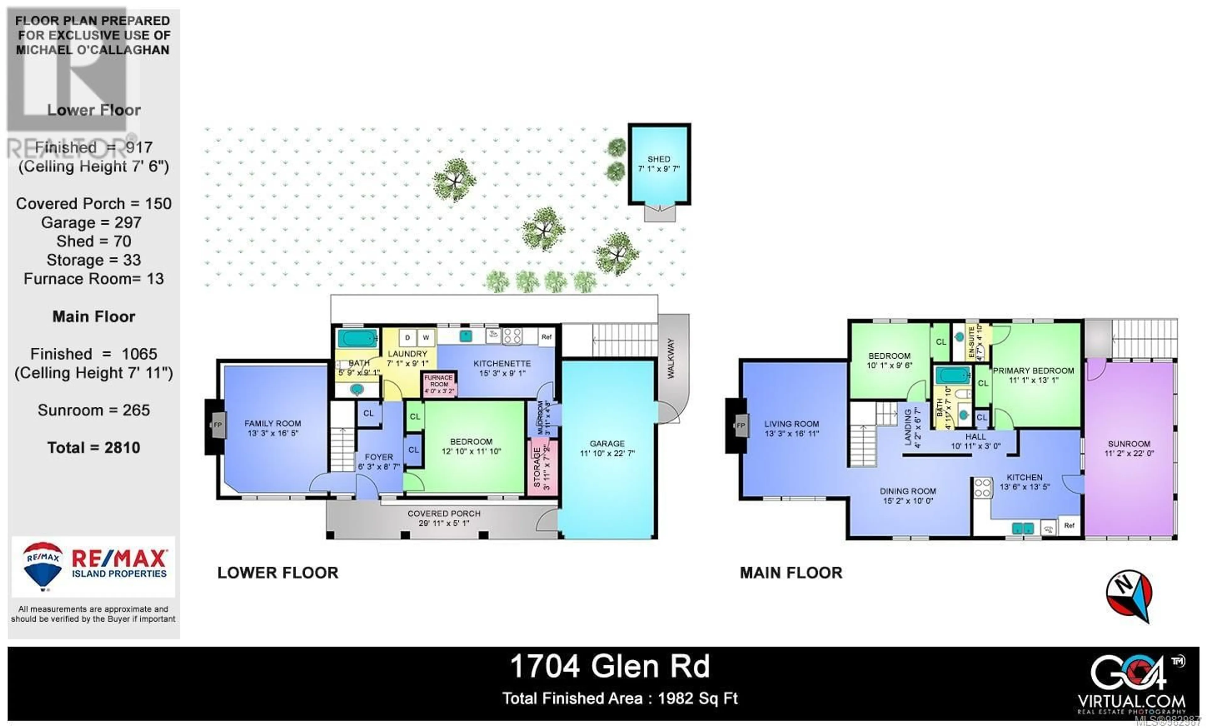 Floor plan for 1704 Glen Rd, Cowichan Bay British Columbia V0R1N1