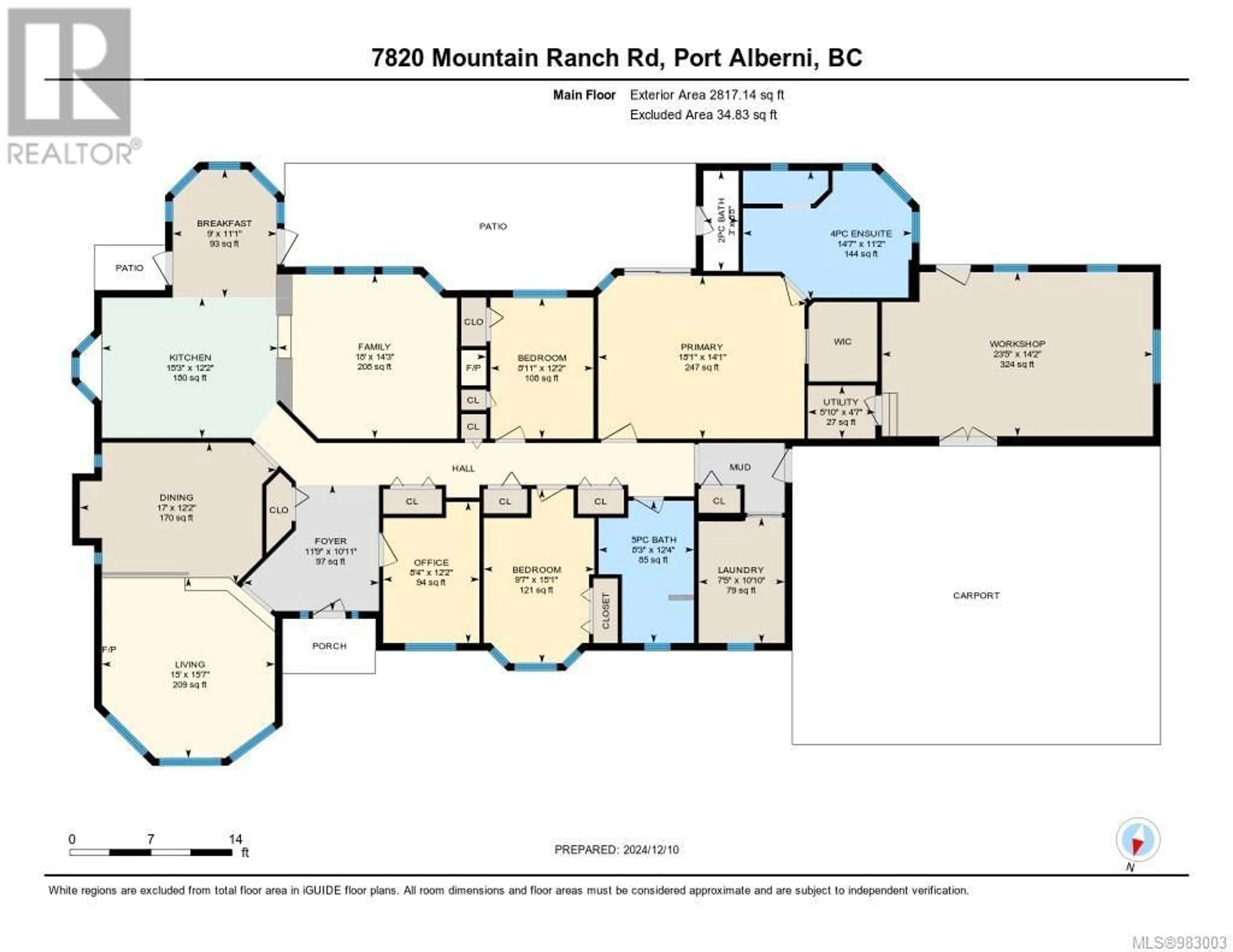 Floor plan for 7820 Mountain Ranch Rd, Port Alberni British Columbia V9Y8M4