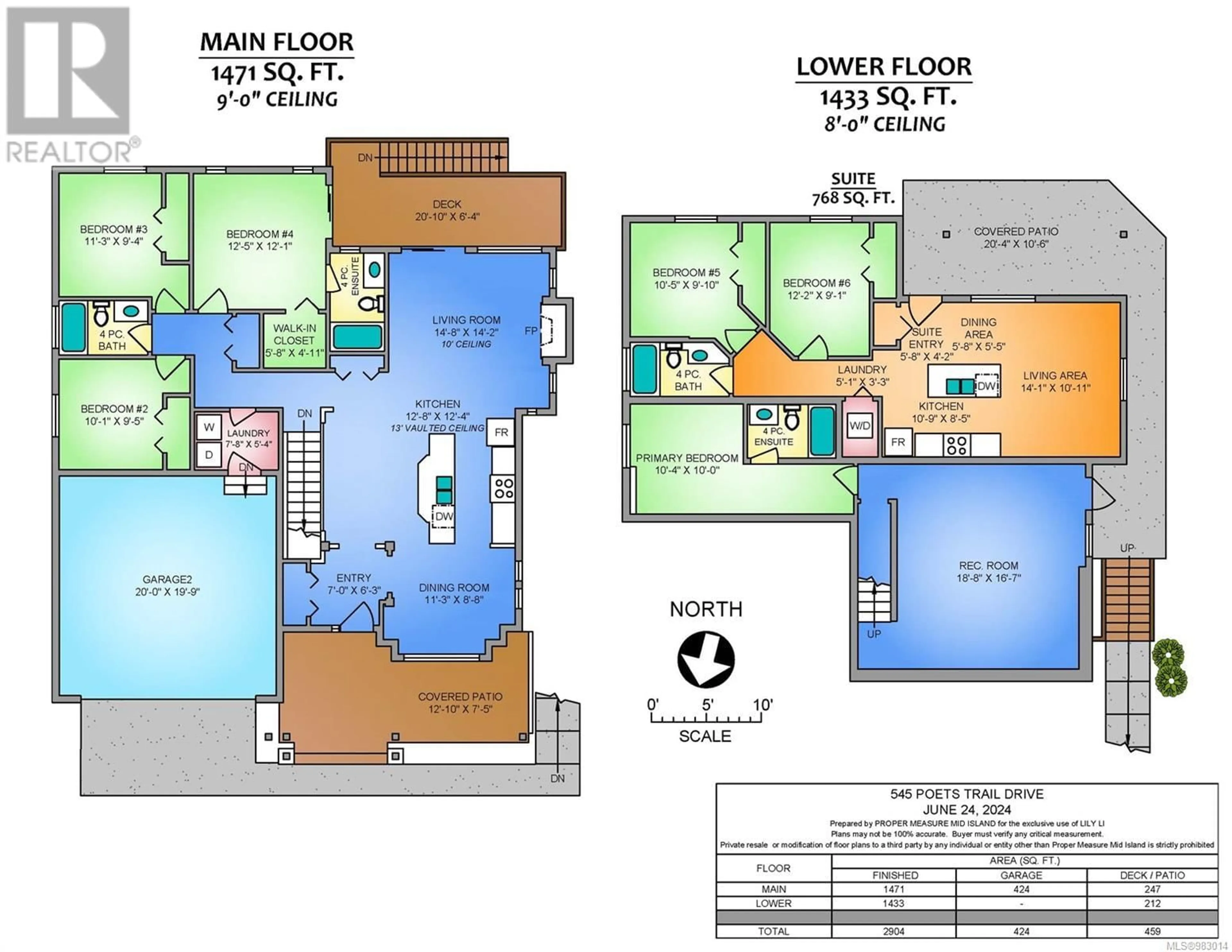 Floor plan for 545 Poets Trail Dr, Nanaimo British Columbia V9R7C4