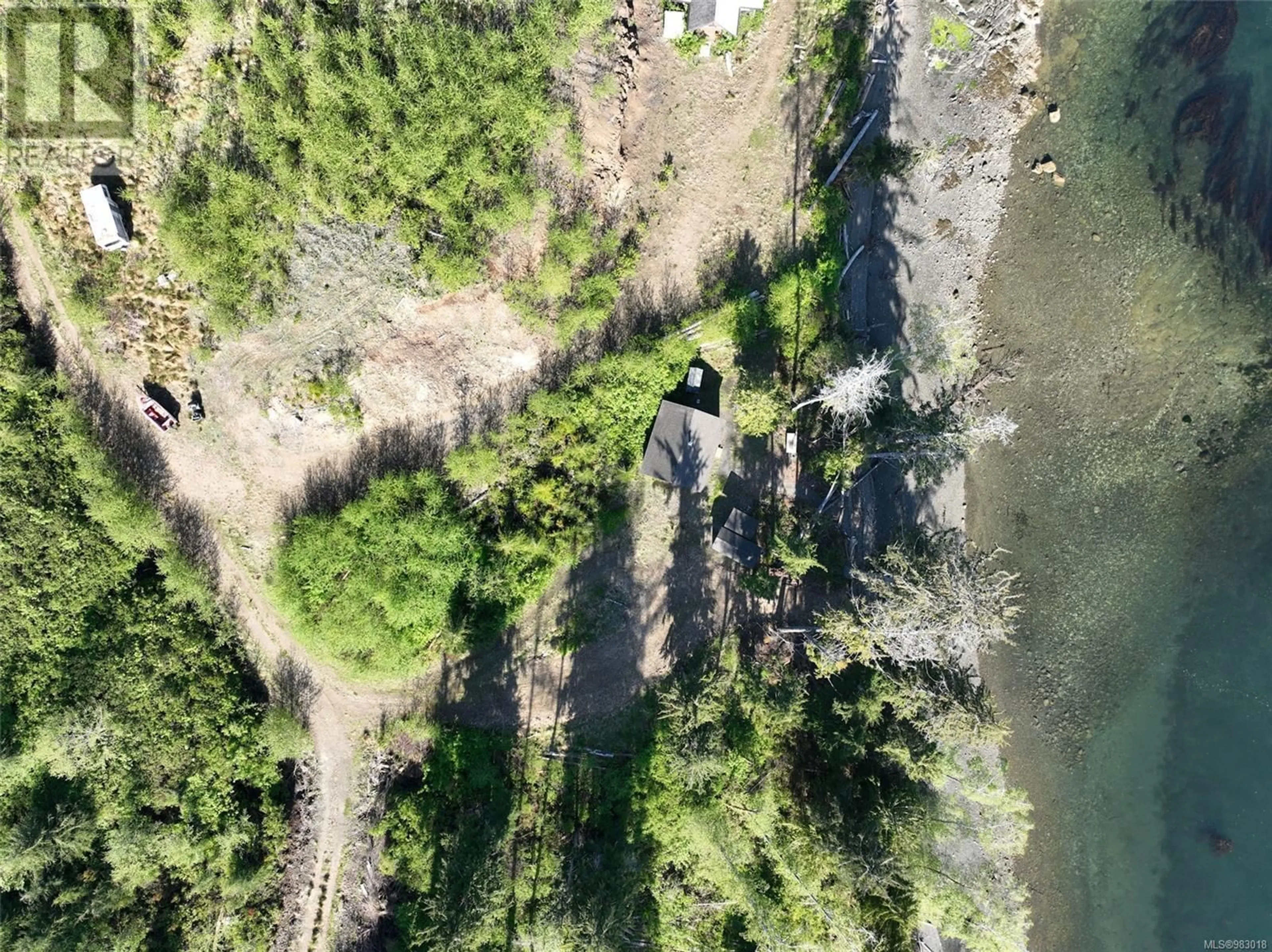A pic from outside/outdoor area/front of a property/back of a property/a pic from drone, forest/trees view for Lot 10 INGERSOLL, Quatsino British Columbia V0N2V0