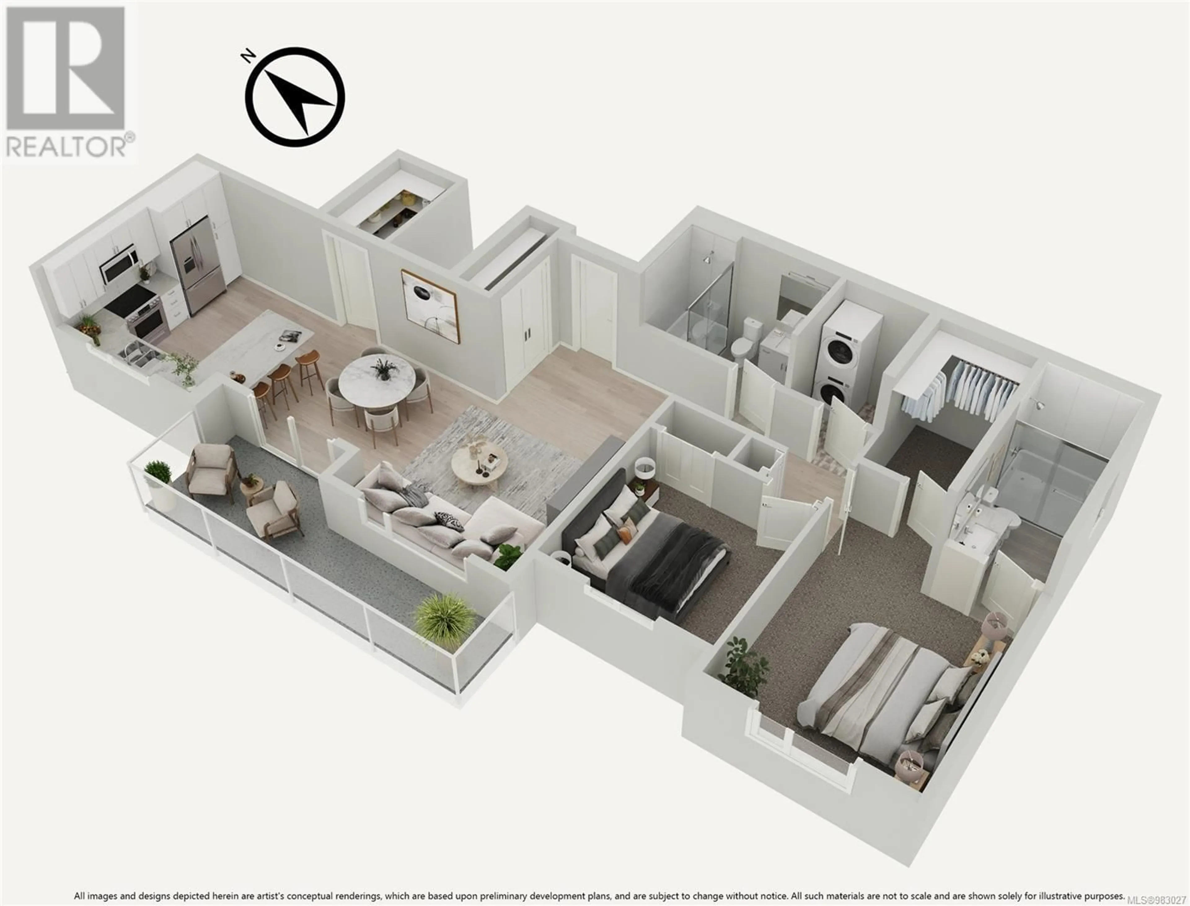 Floor plan for 306 918 Jenkins Ave, Langford British Columbia V9B2N7