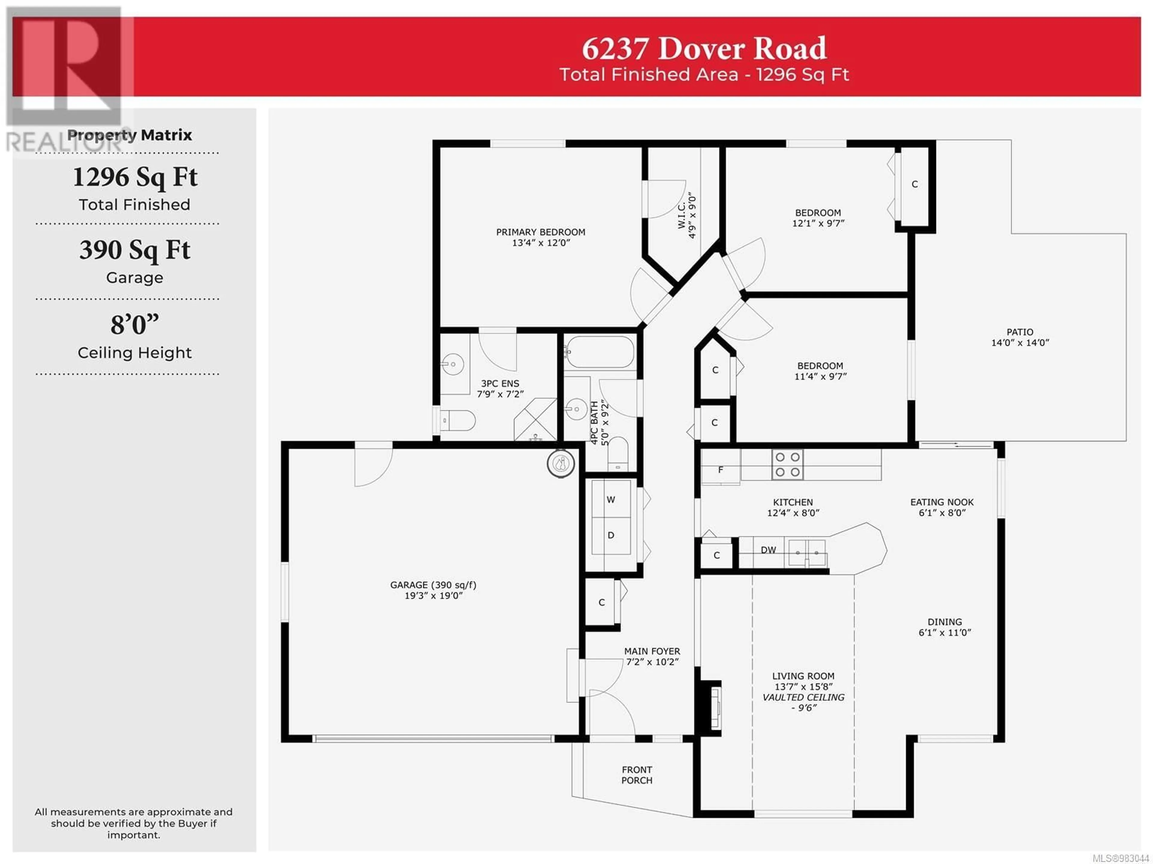 Floor plan for 6237 Dover Rd, Nanaimo British Columbia V9V1L5