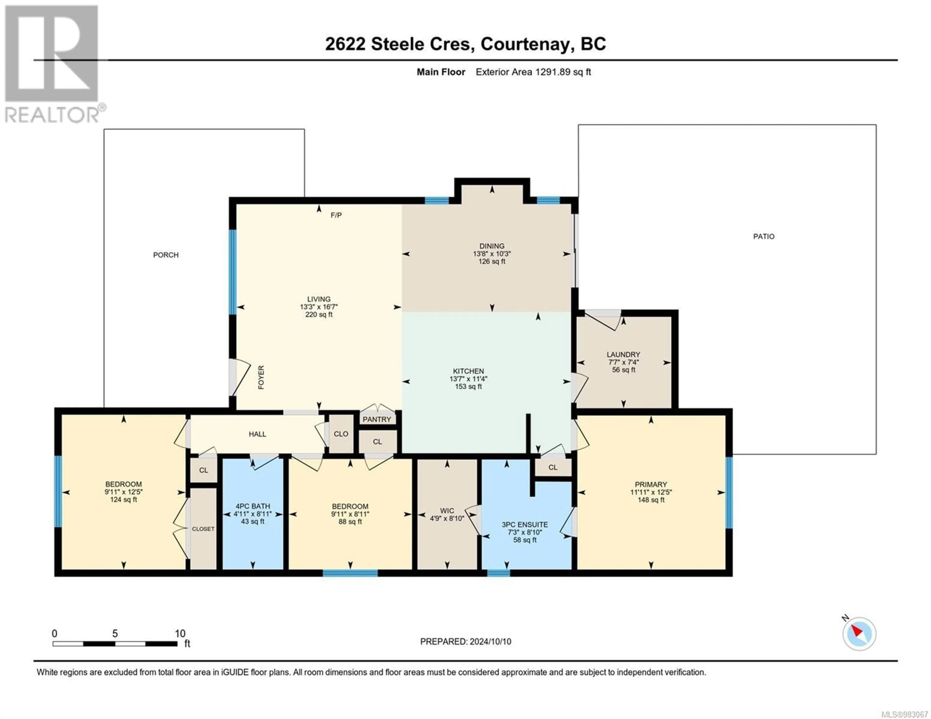 Floor plan for 2622 Steele Cres, Courtenay British Columbia V9N0C8