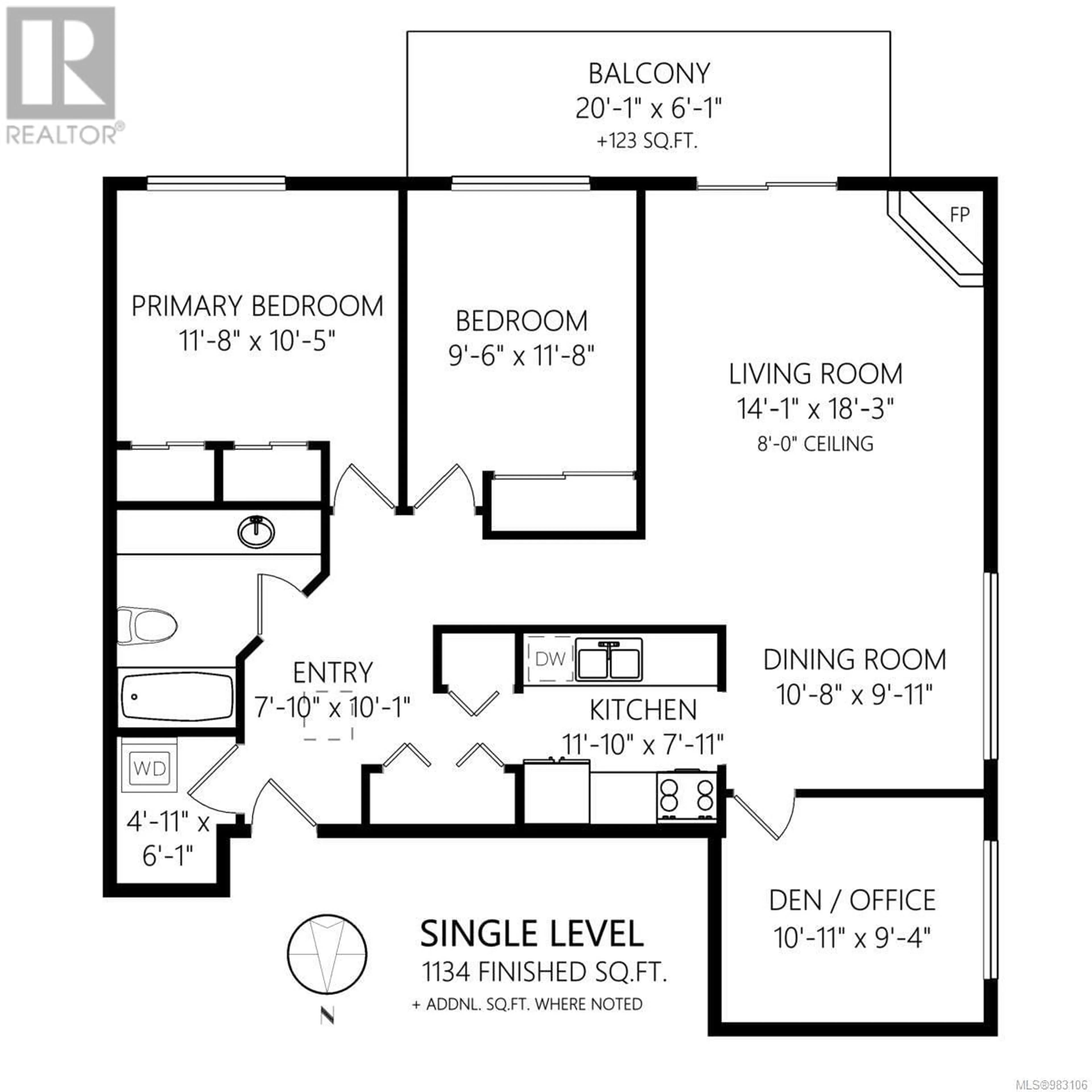 Floor plan for 303 363 Morison Ave, Parksville British Columbia V9P1P4