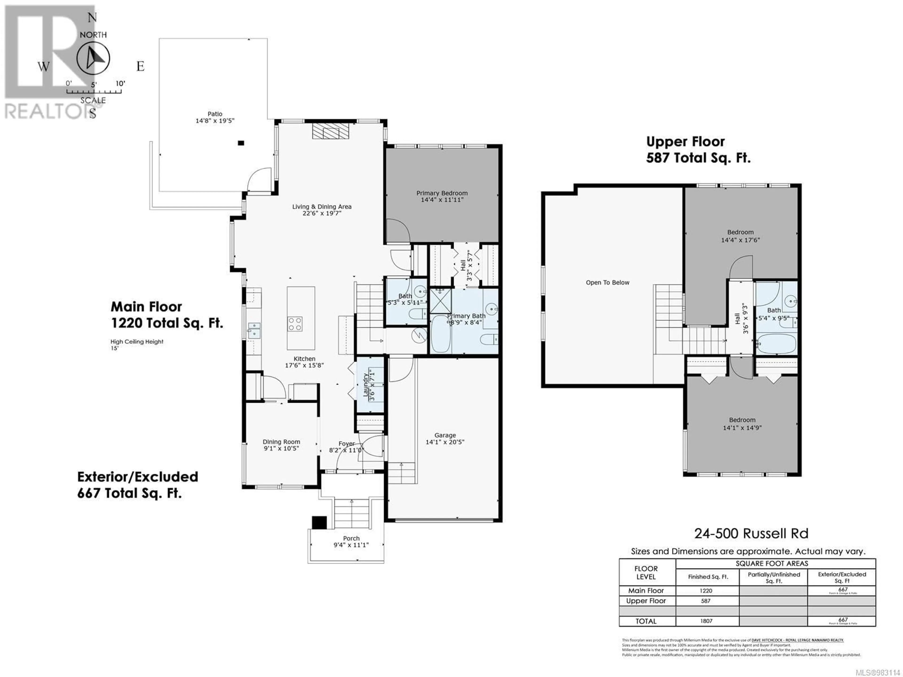 Floor plan for 24 500 Russell Rd, Ladysmith British Columbia V9G1W3