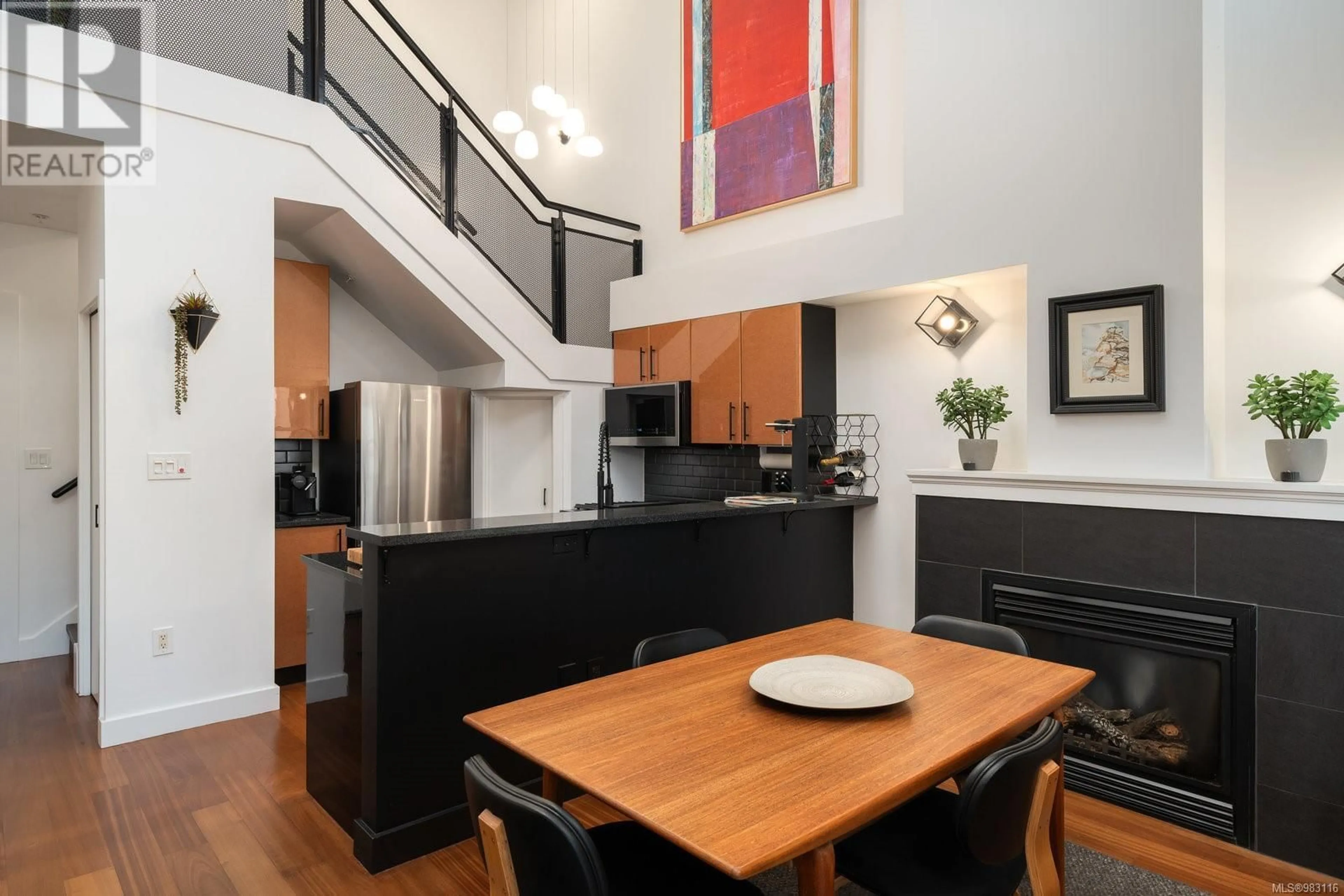 Open concept kitchen, unknown for 321 599 Pandora Ave, Victoria British Columbia V8W1N5