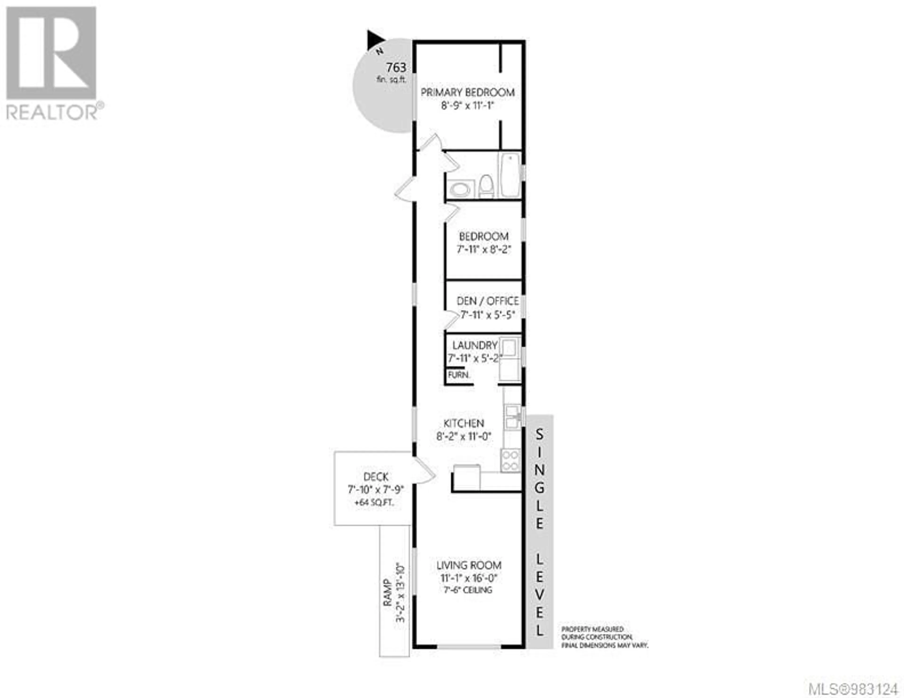 Floor plan for 30 3449 Hallberg Rd, Ladysmith British Columbia V9G1L2