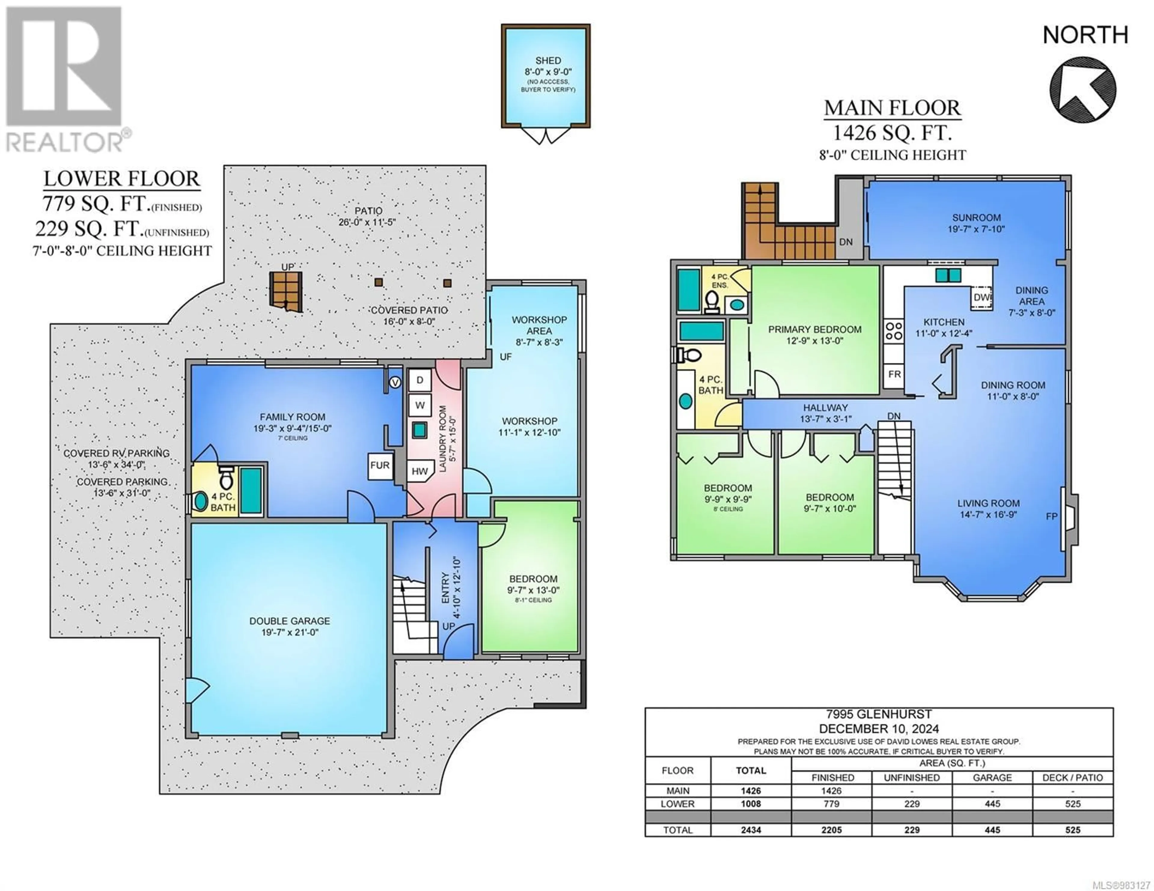 Floor plan for 7995 Glenhurst Dr, Crofton British Columbia V0R1R0