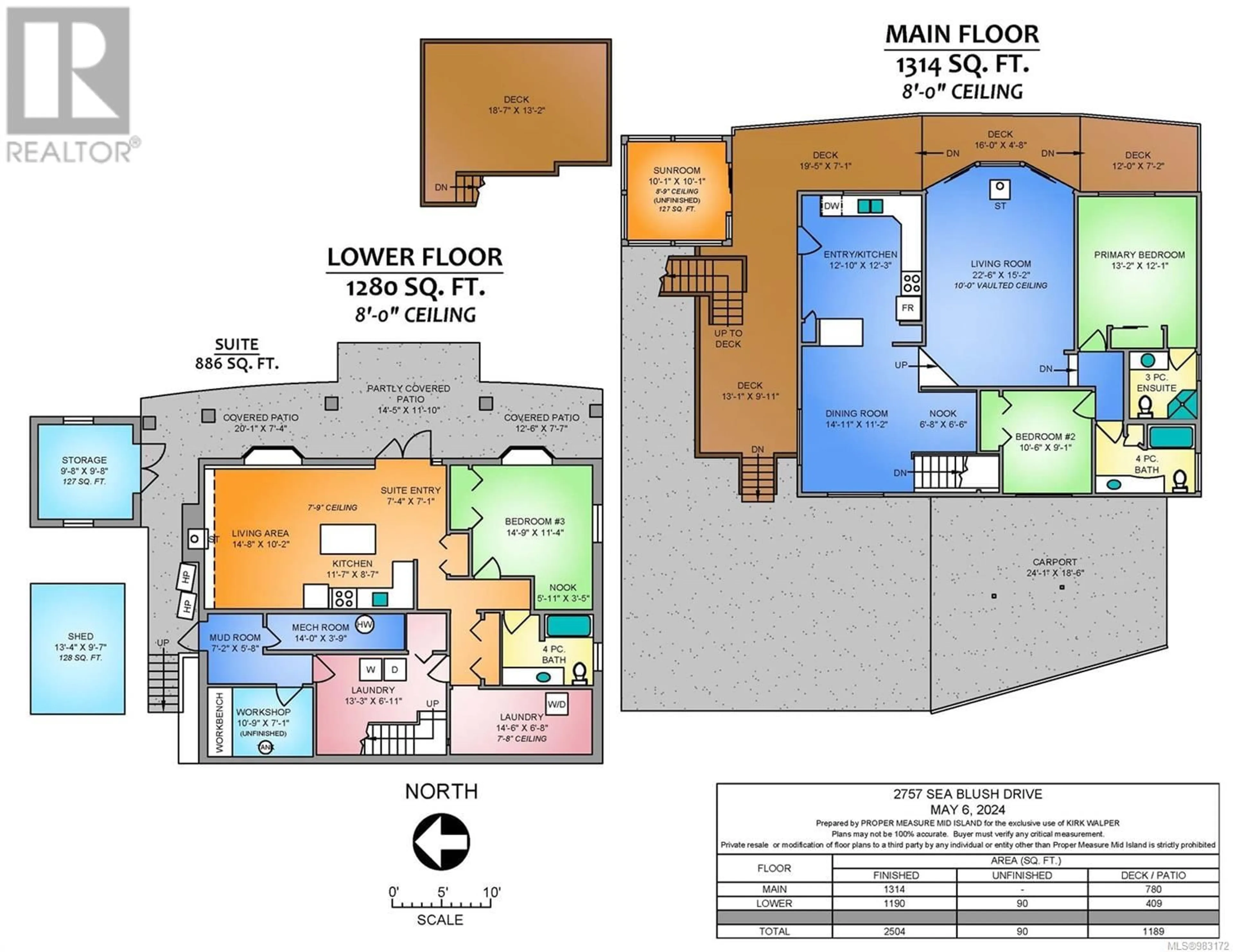 Floor plan for 2757 Sea Blush Dr, Nanoose Bay British Columbia V9P9E4