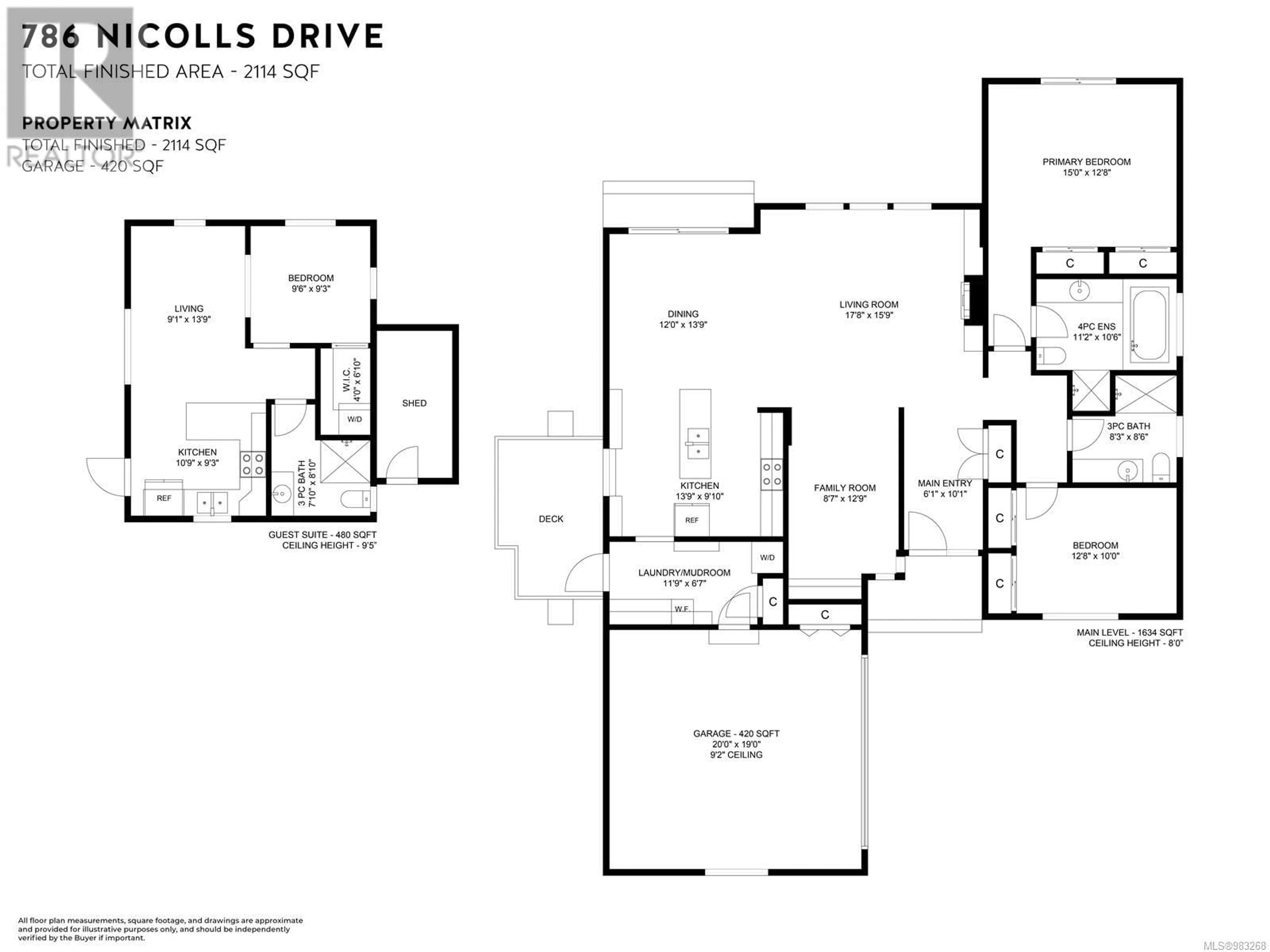 Floor plan for 786 Nicolls Dr, French Creek British Columbia V9P1W9