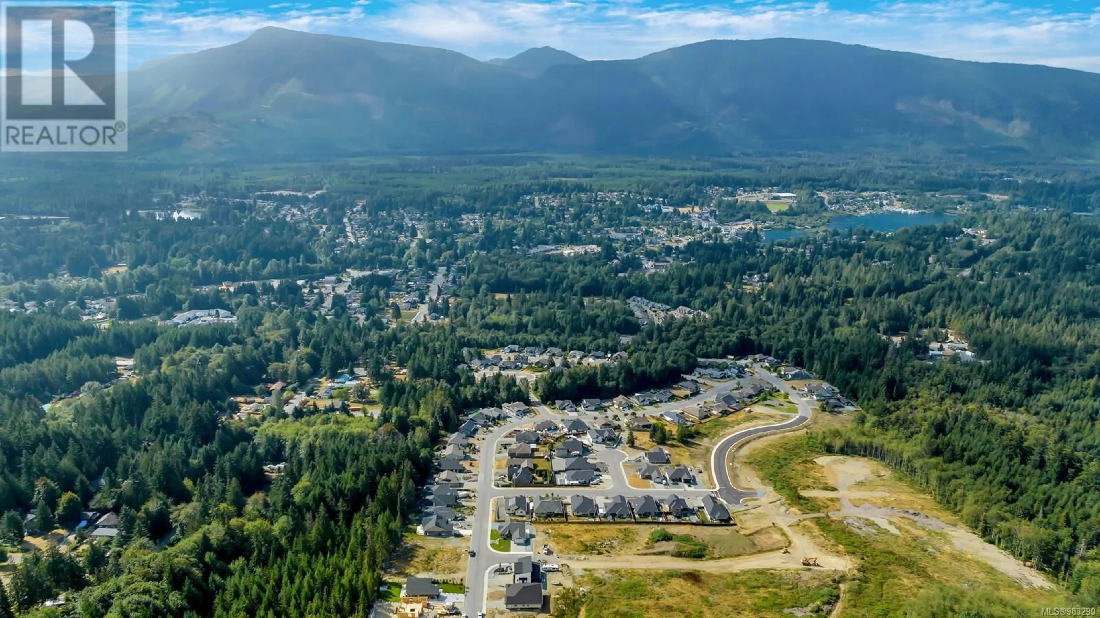 A pic from outside/outdoor area/front of a property/back of a property/a pic from drone, mountain view for 708 Mountain View Dr N, Lake Cowichan British Columbia V0R2G0