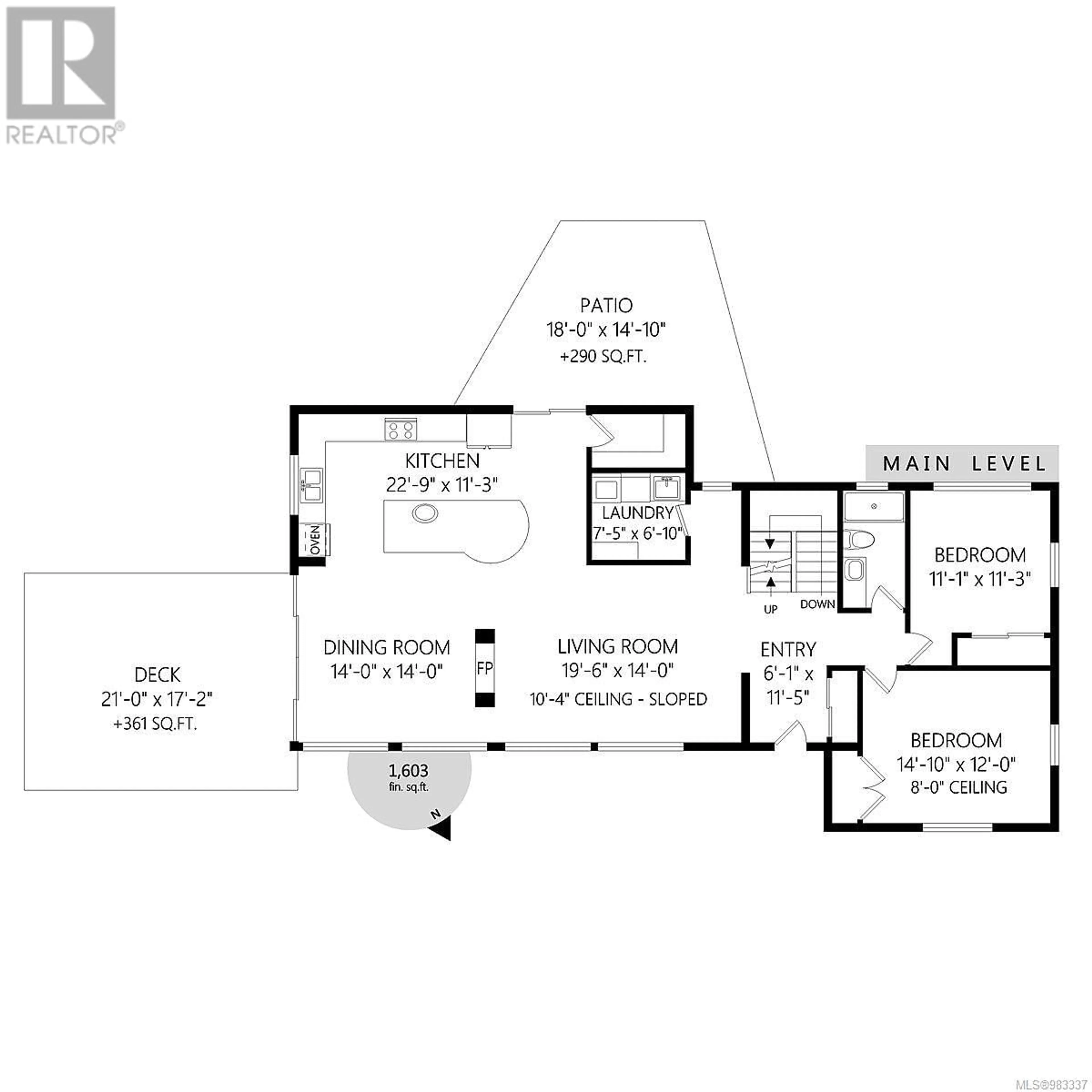 Floor plan for 2597 Vista Bay Rd, Saanich British Columbia V8P3G1