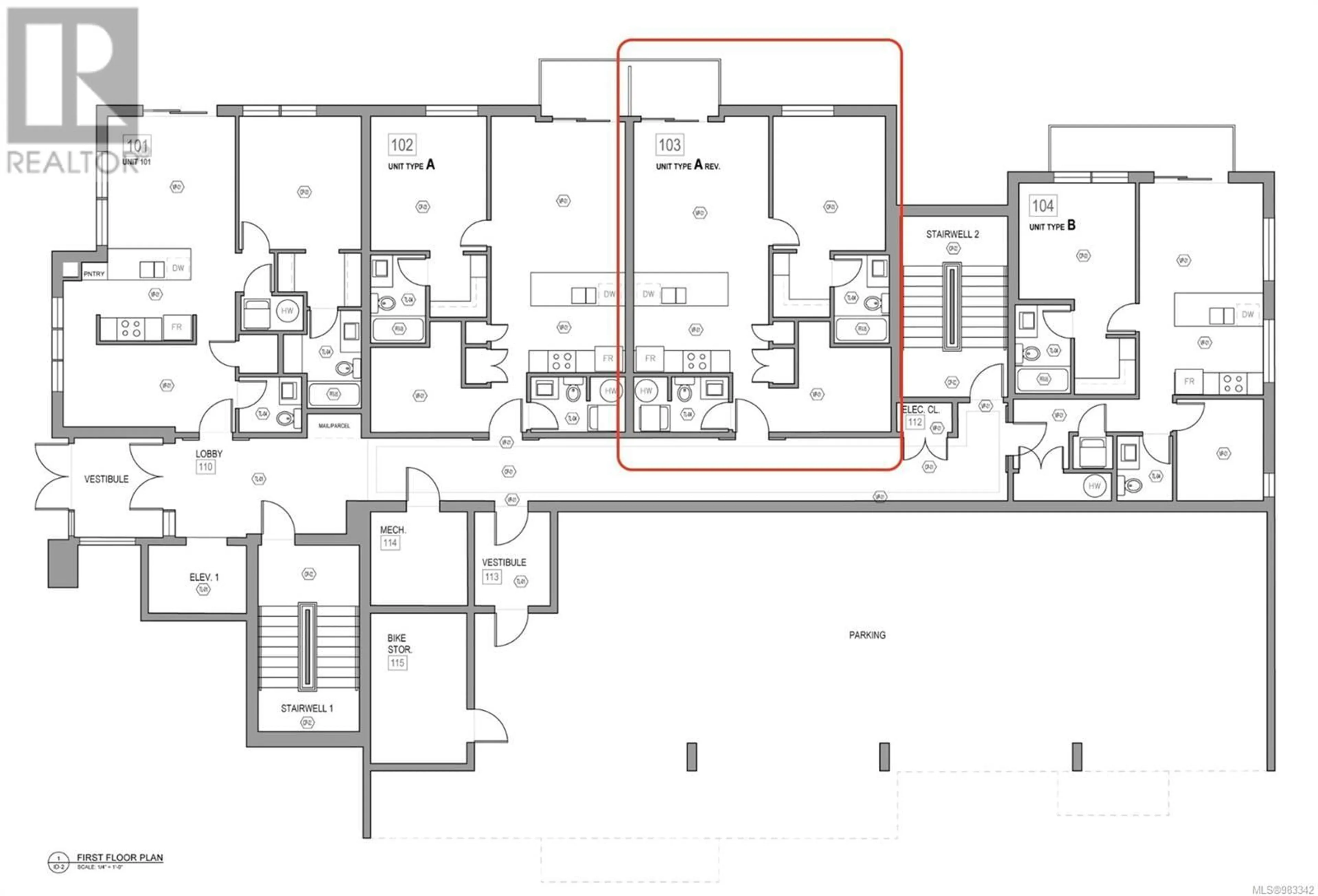 Floor plan for 103 - 201 DOGWOOD DRIVE, Ladysmith British Columbia V9G0C3