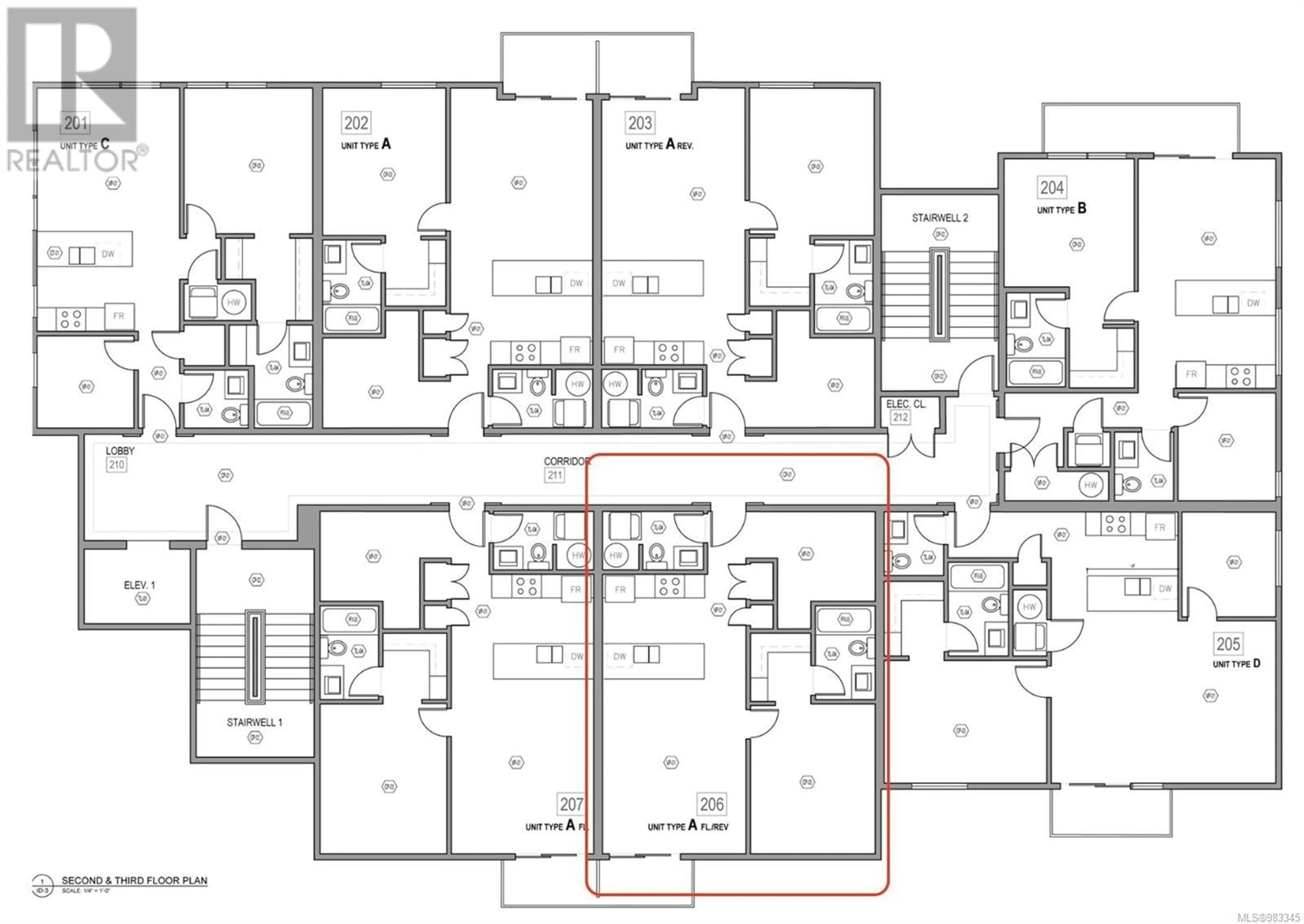 Floor plan for 206 - 201 DOGWOOD DRIVE, Ladysmith British Columbia V9G0C3