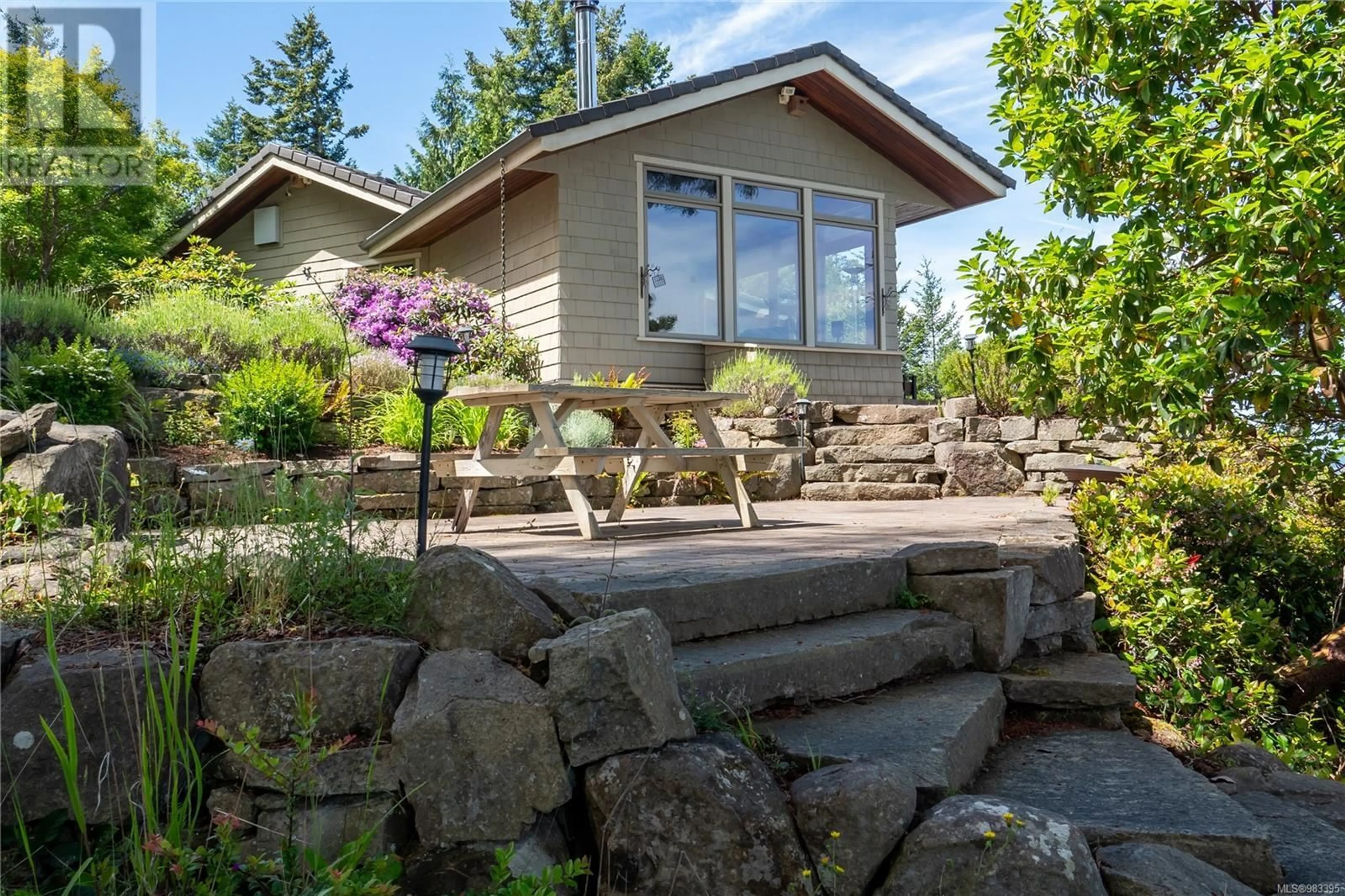 Patio, water/lake/river/ocean view for 2640-2660 Kevan Dr, Gabriola Island British Columbia V0R1X7