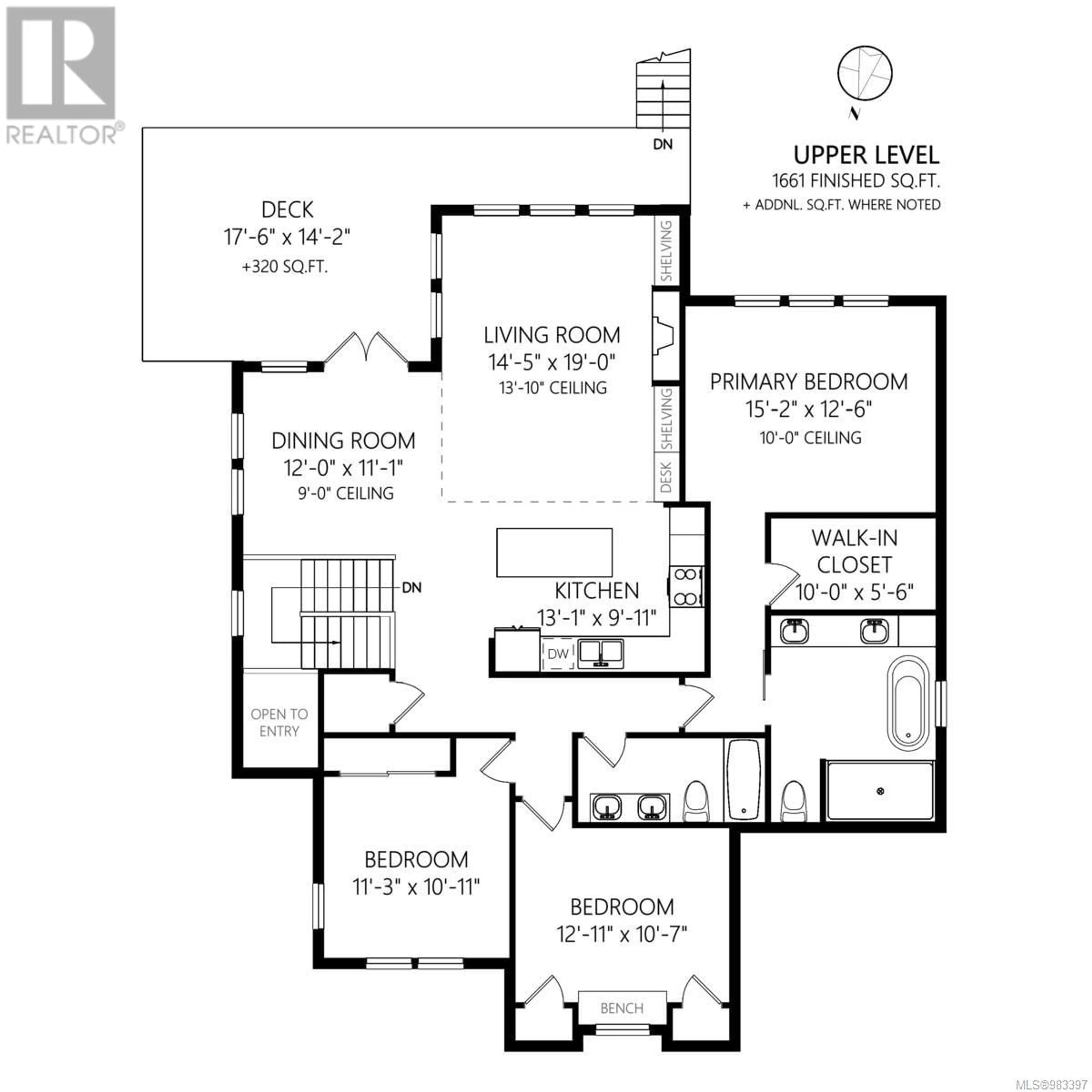 Floor plan for 1241 Rockhampton Close, Langford British Columbia V9B6X4