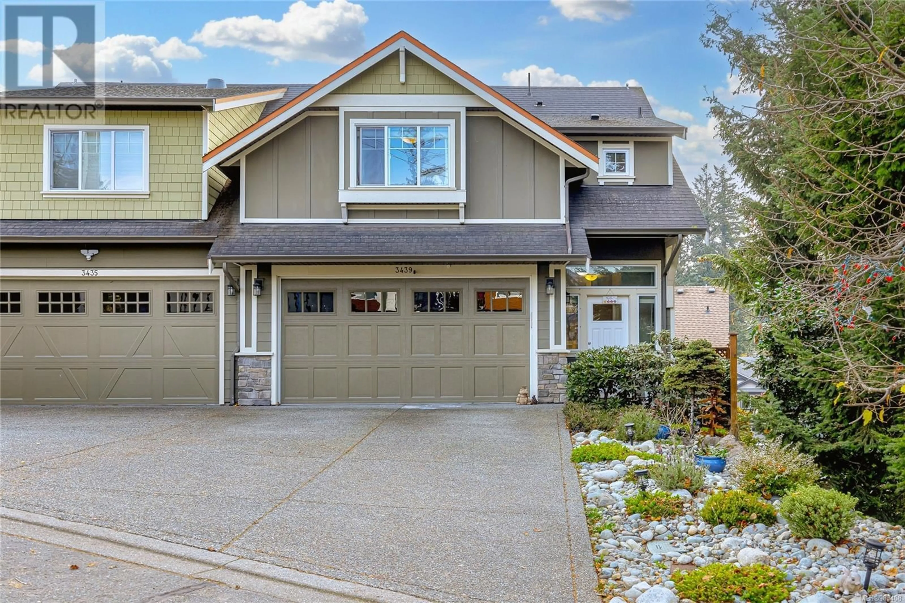 Home with vinyl exterior material, street for 3439 Turnstone Dr, Langford British Columbia V9C0B4