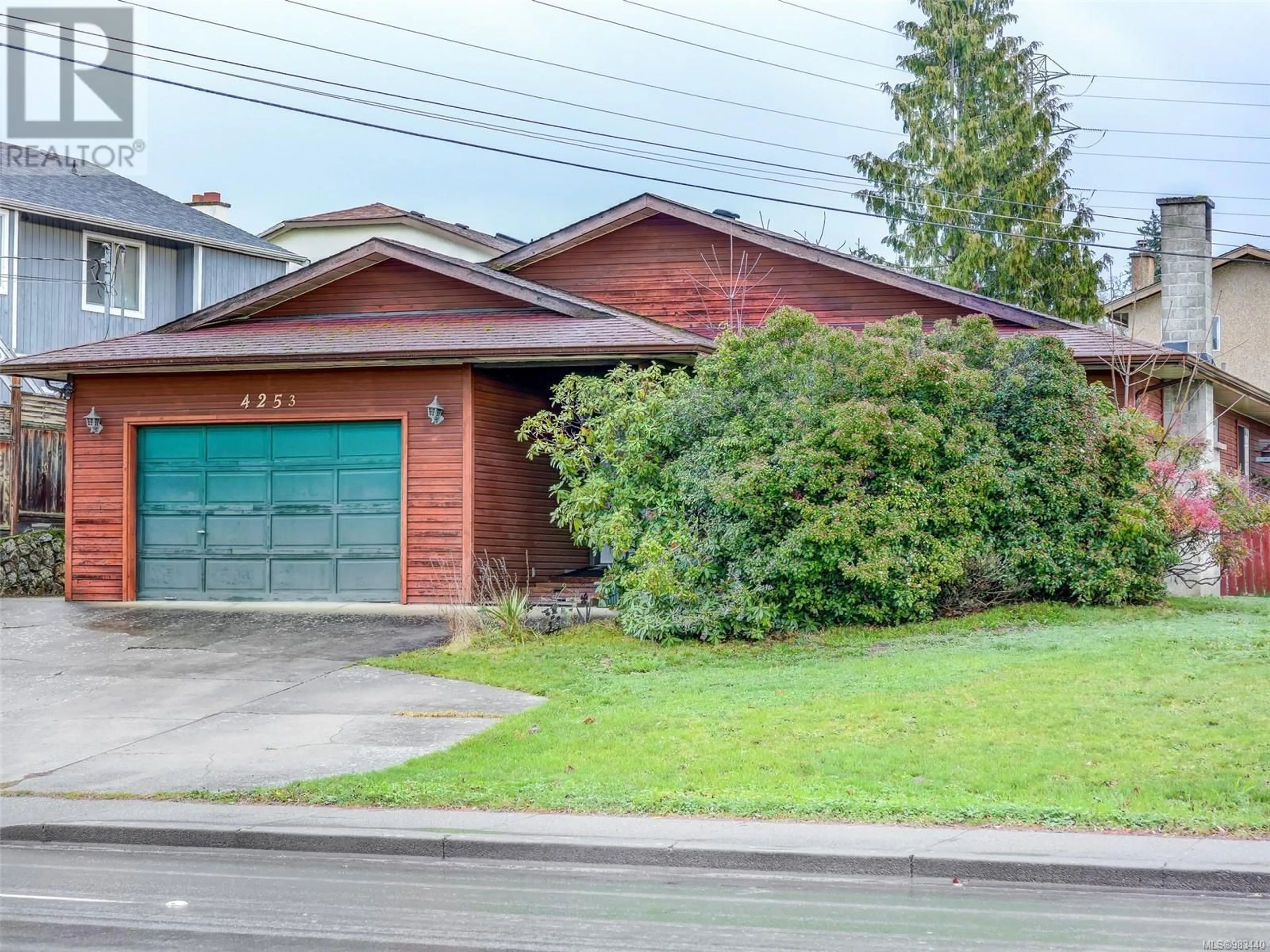 Home with brick exterior material, street for 4253 Quadra St, Saanich British Columbia V8X1L5