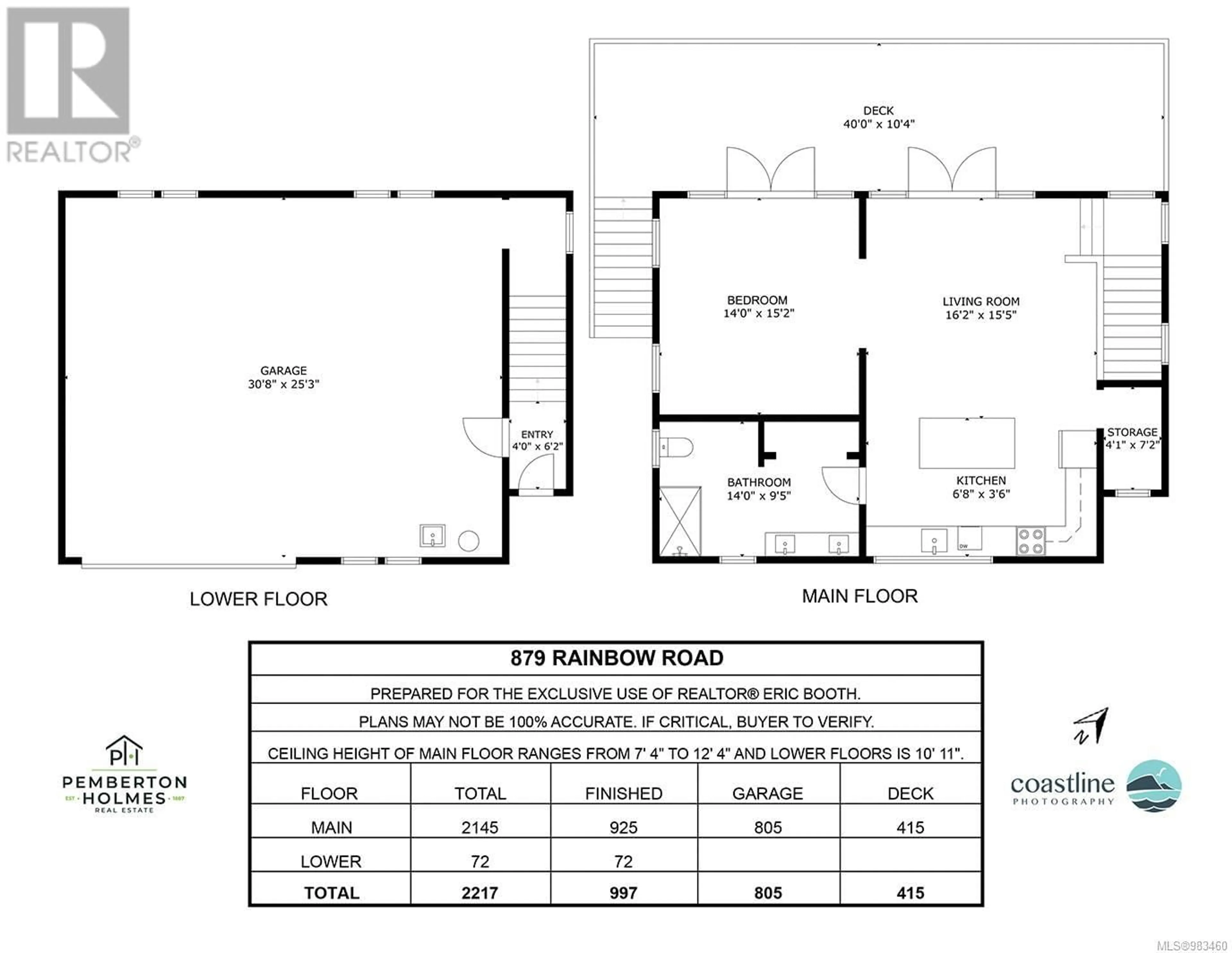 Floor plan for 879 RAINBOW ROAD, Salt Spring British Columbia V8K2M8