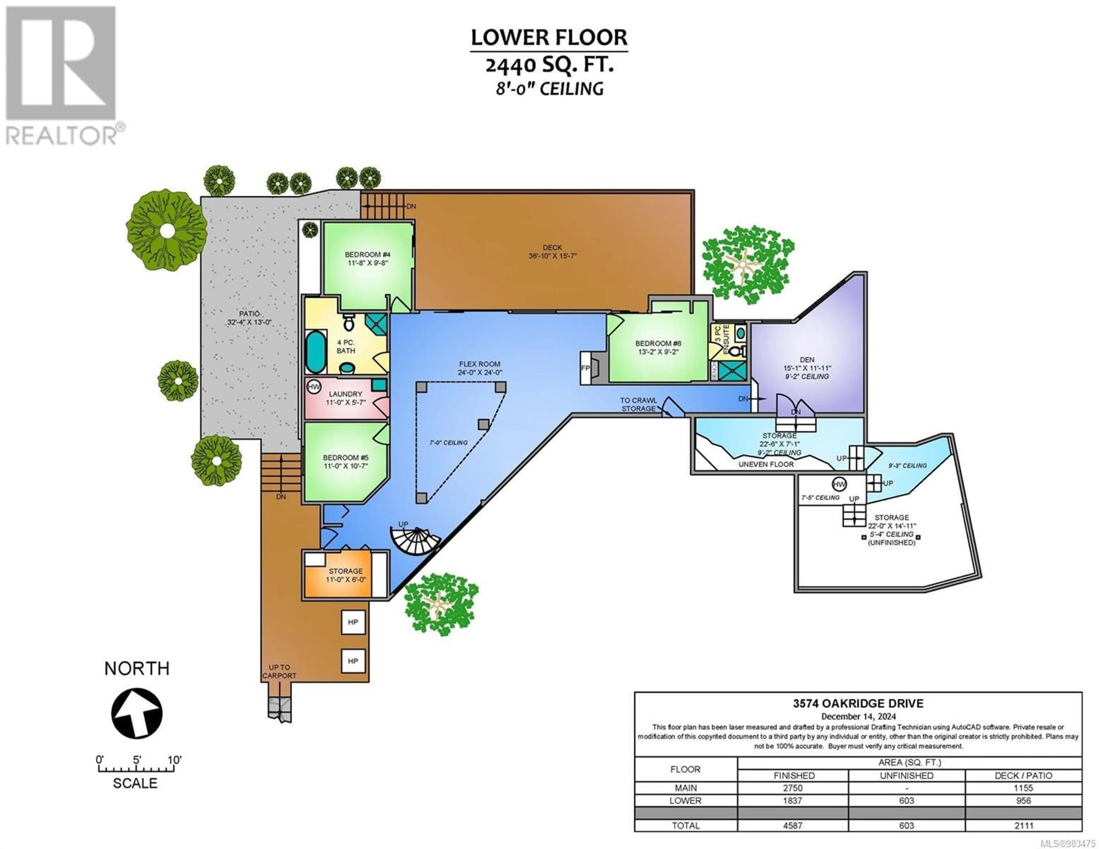 Floor plan for 3574 Oakridge Dr, Nanaimo British Columbia V9T1M4