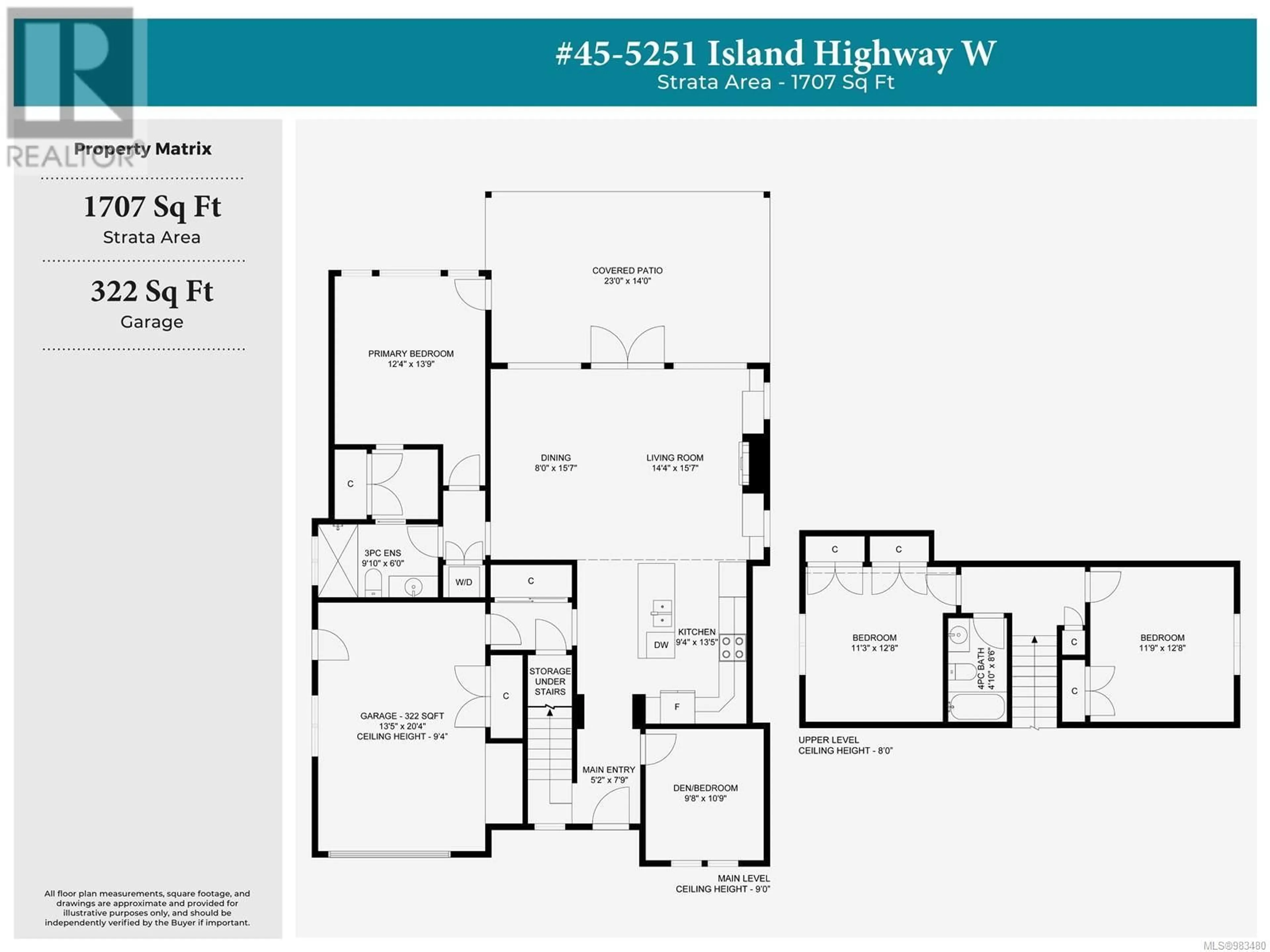 Floor plan for 45 5251 Island Hwy W, Qualicum Beach British Columbia V9K2C1