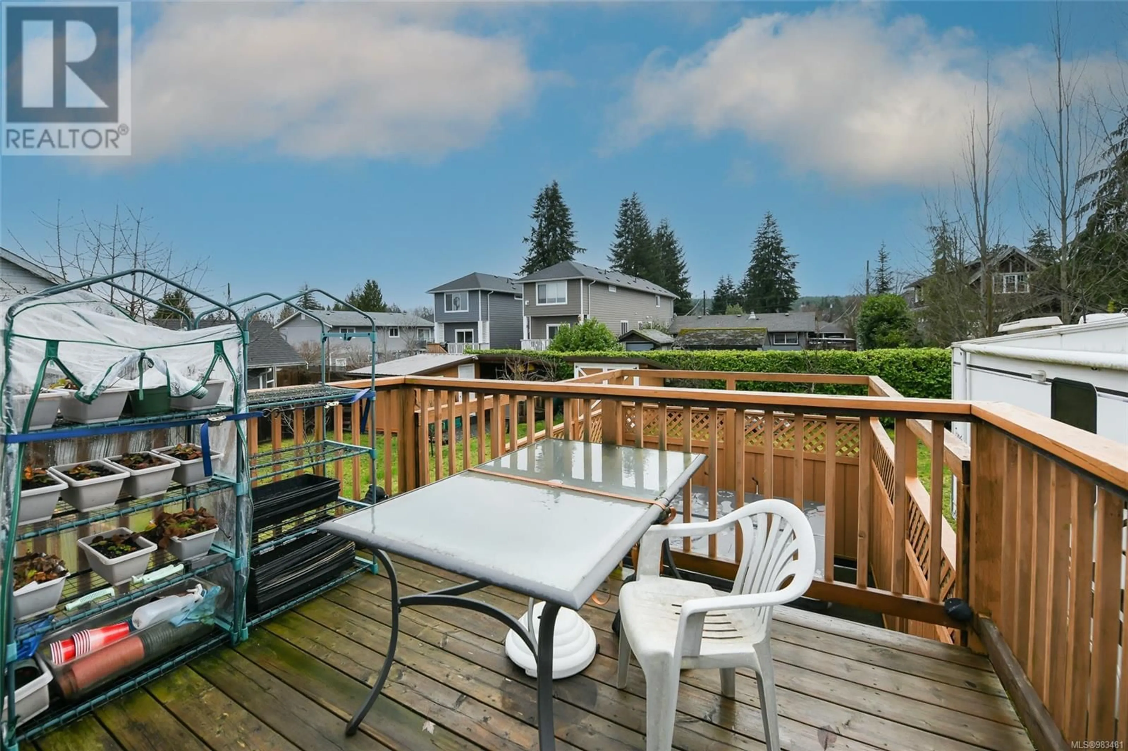 Patio, water/lake/river/ocean view for 2825 Windermere Ave, Cumberland British Columbia V0R1S0