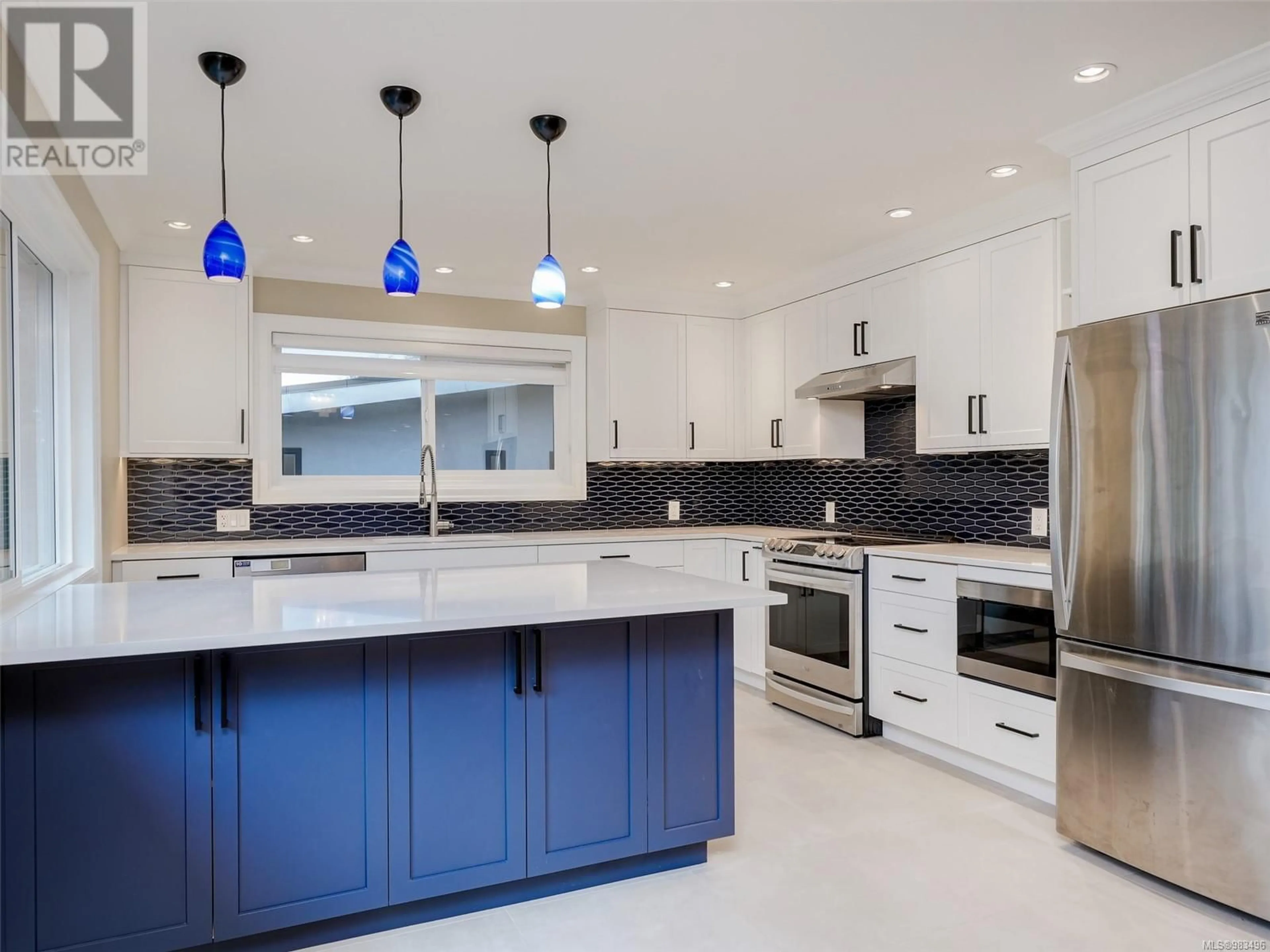 Contemporary kitchen, ceramic/tile floor for 1331 Topaz Ave, Victoria British Columbia V8T4Z2