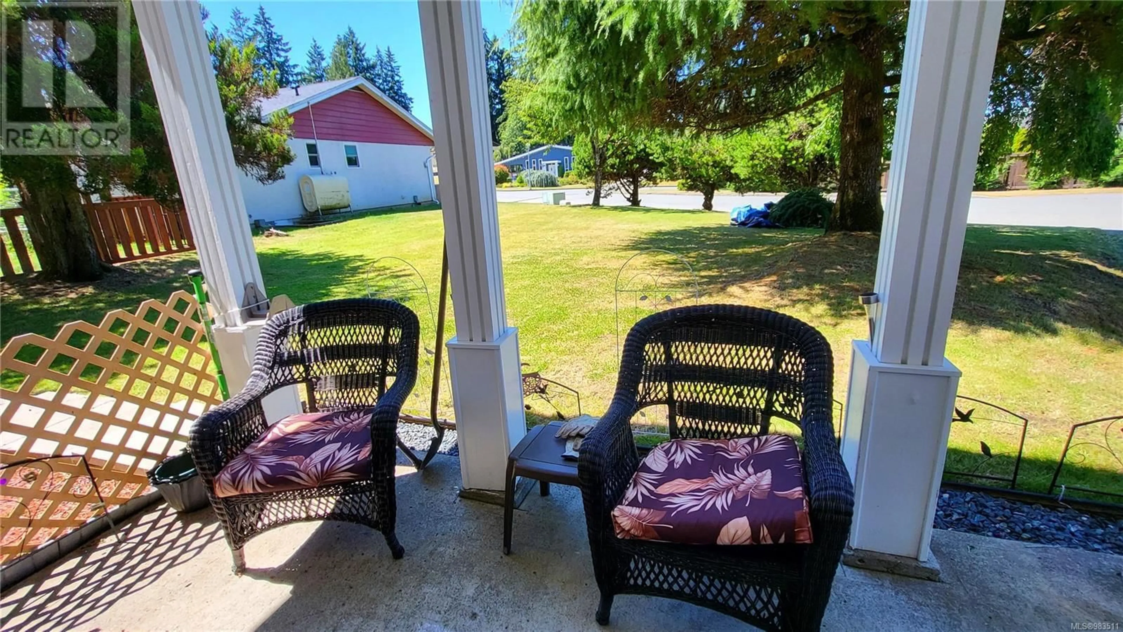 Patio, water/lake/river/ocean view for 3695 ESTEVAN Dr, Port Alberni British Columbia V9Y5H1