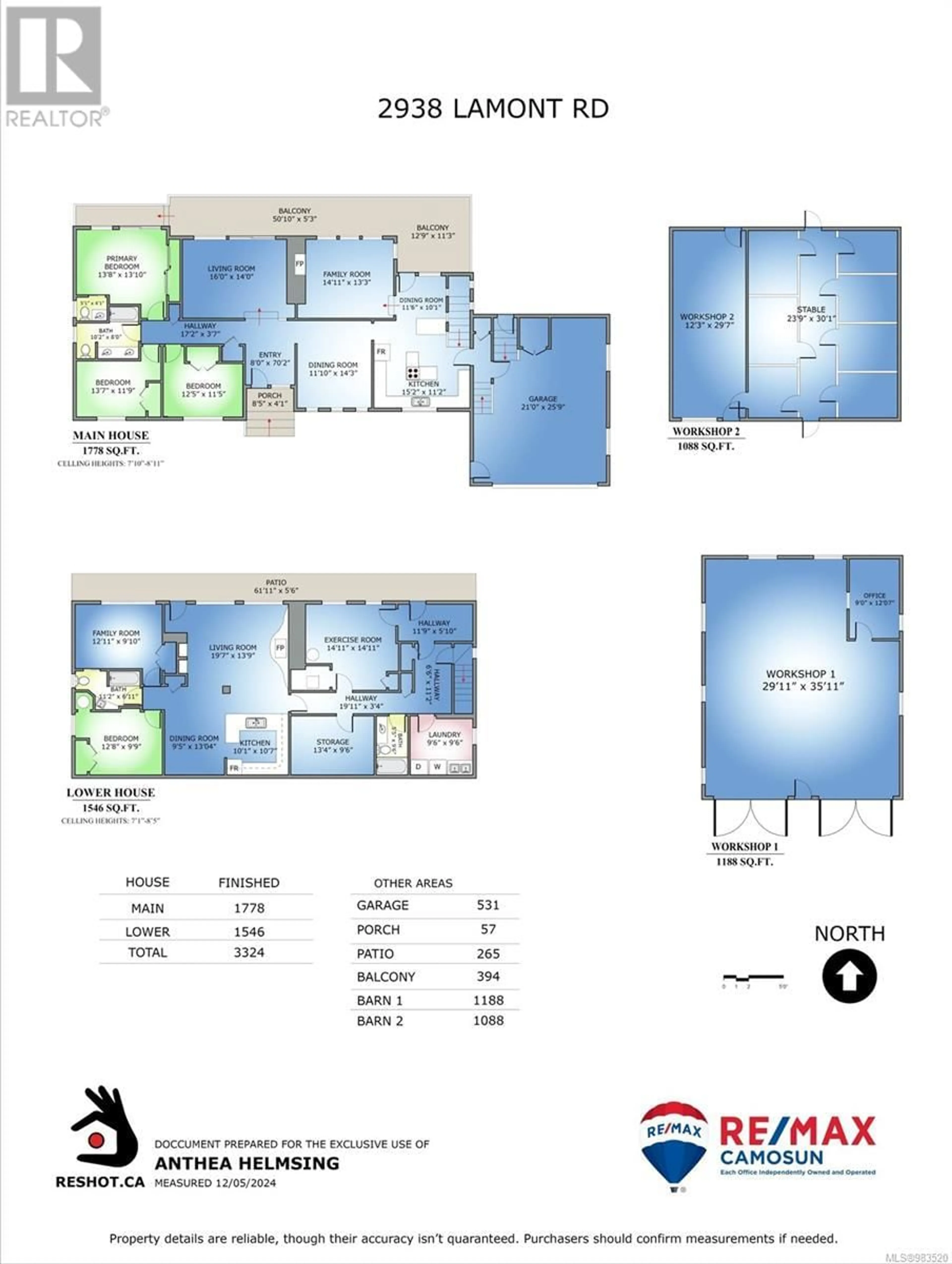 Floor plan for 2938 Lamont Rd, Central Saanich British Columbia V8M1W5