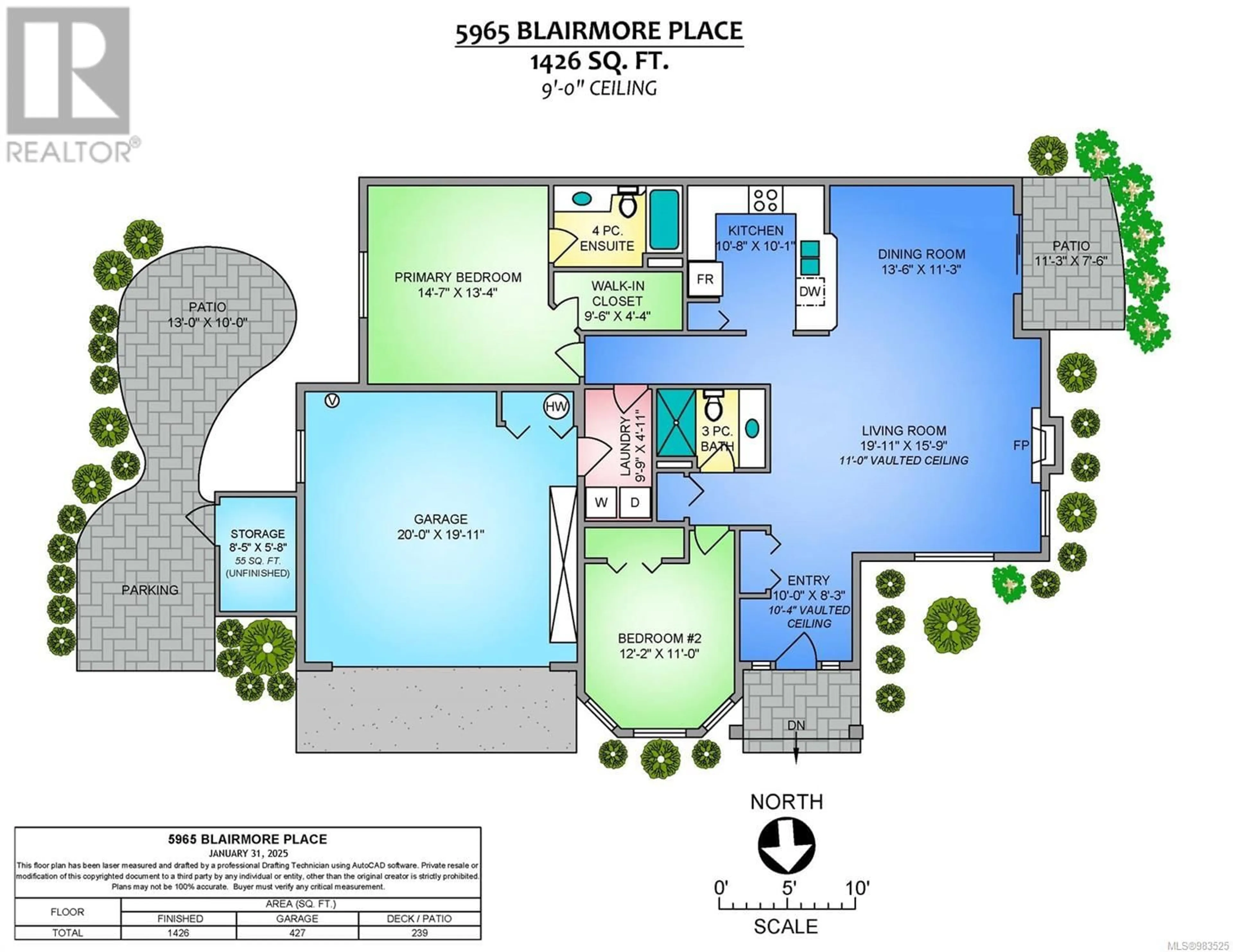 Floor plan for 5965 Blairmore Pl, Nanaimo British Columbia V9T6P6