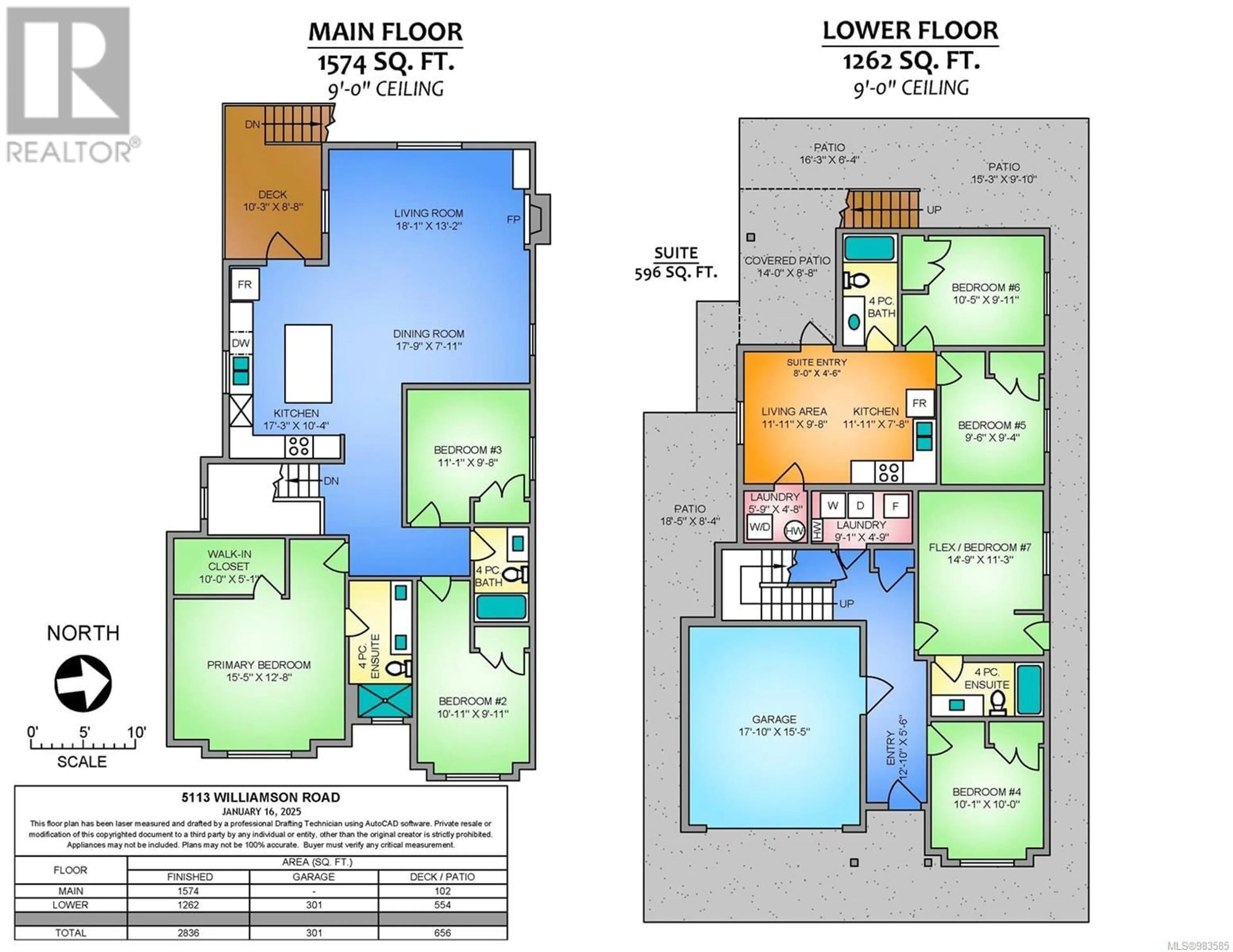 Floor plan for 5113 WILLIAMSON ROAD, Nanaimo British Columbia V9T5B5