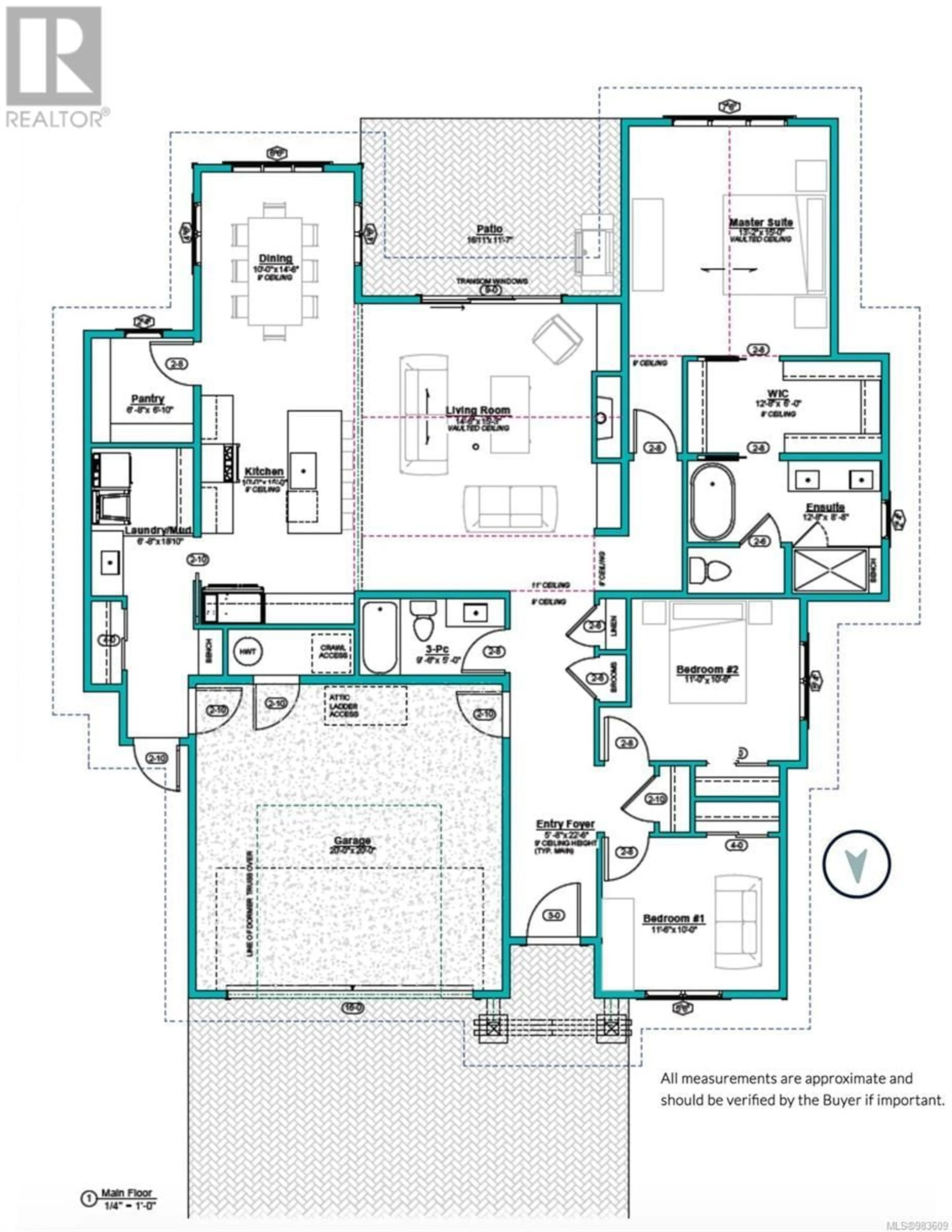 Floor plan for 1326 Parkhurst Pl, Parksville British Columbia V9P2E5