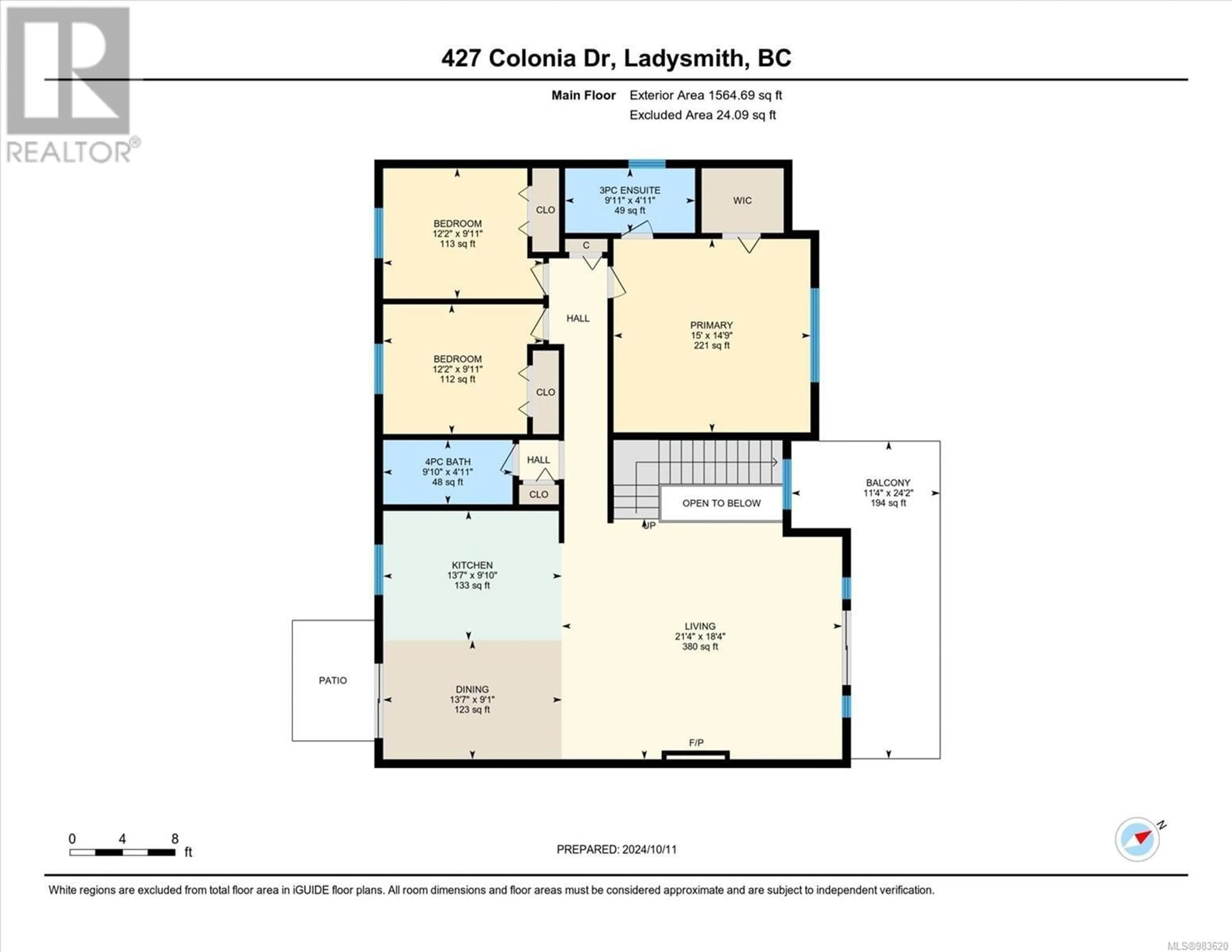 Floor plan for 427 Colonia Dr S, Ladysmith British Columbia V9G0B8