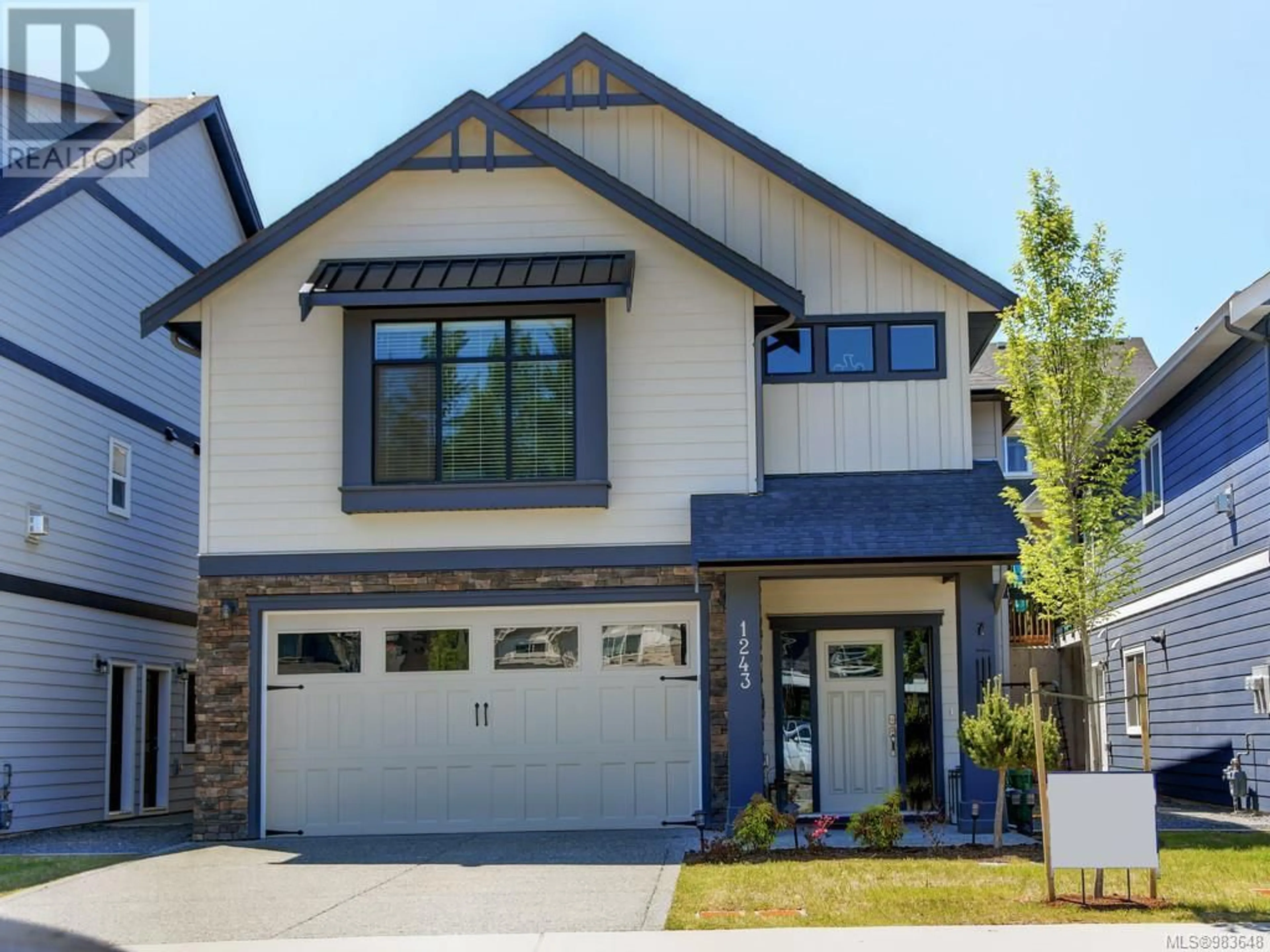 Home with brick exterior material, street for 1243 Dreamcatcher Pl, Langford British Columbia V9B0T6