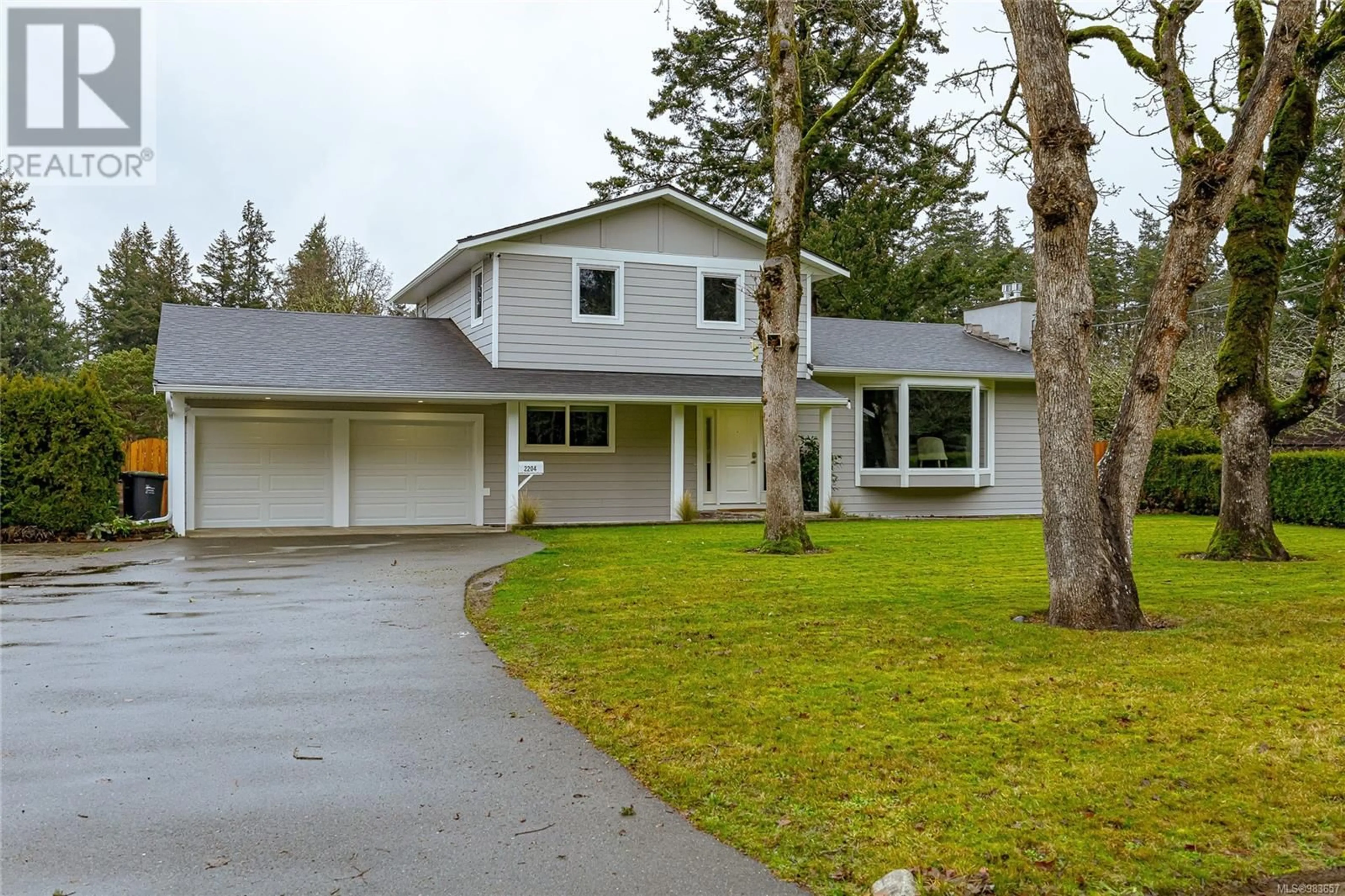 Home with vinyl exterior material, street for 2204 Aldeane Ave, Colwood British Columbia V9B2C5