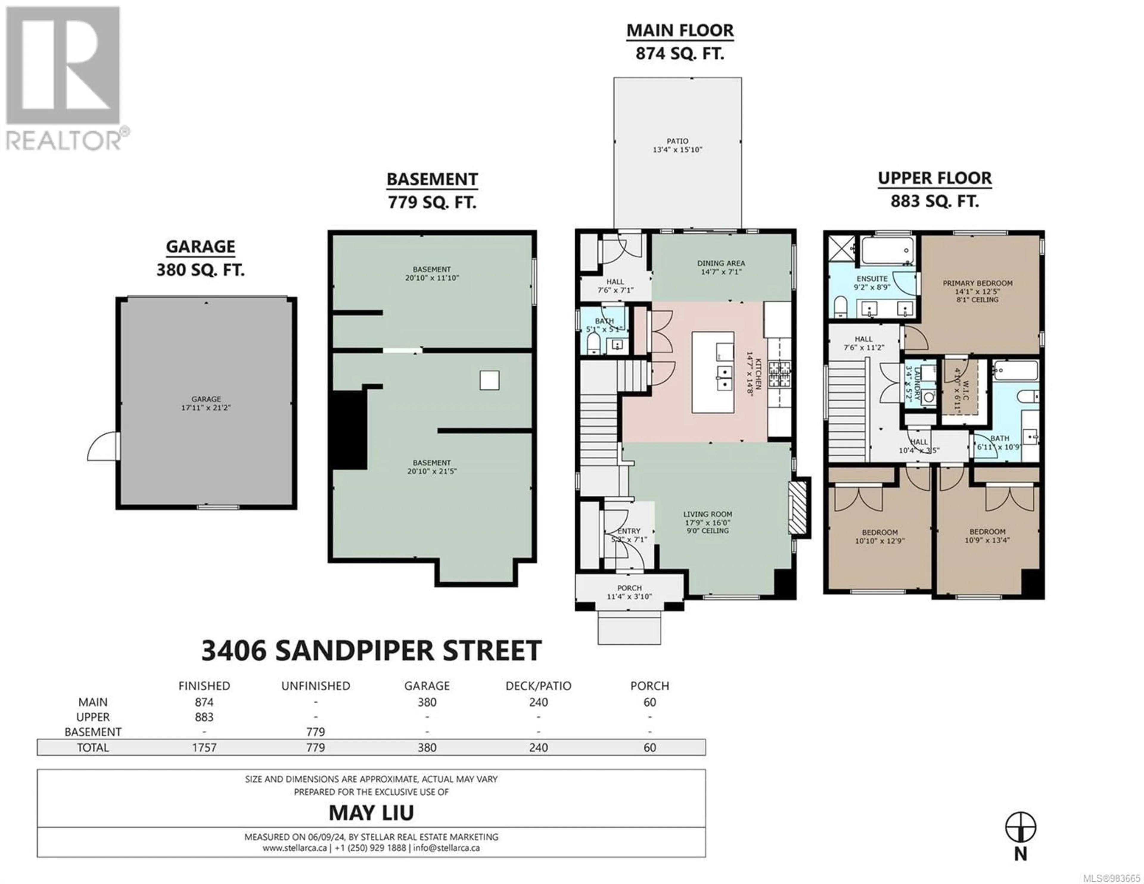 Floor plan for 3406 Sandpiper St, Colwood British Columbia V9C0R5