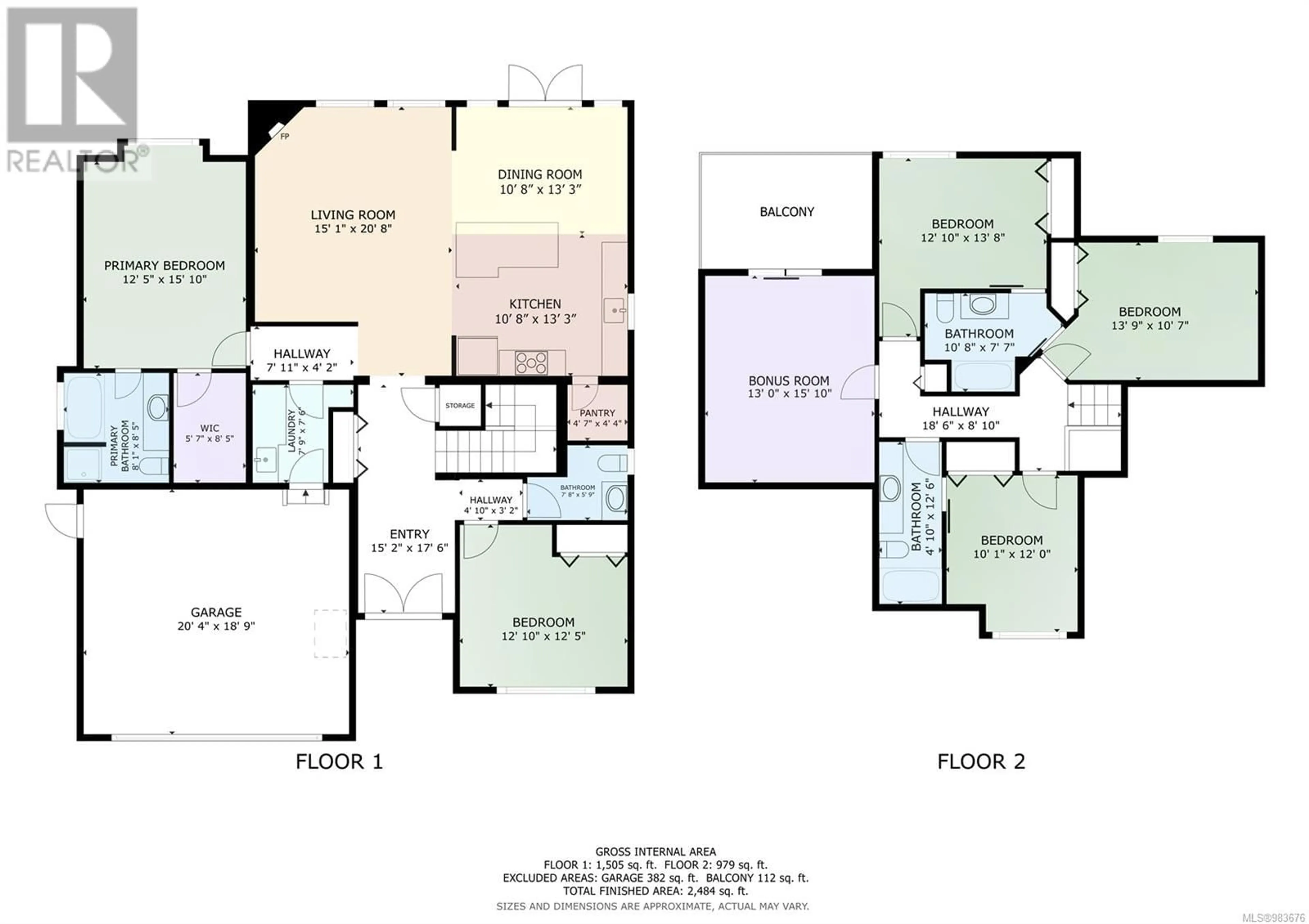 Floor plan for 632 Nodales Dr, Campbell River British Columbia V9W0A5