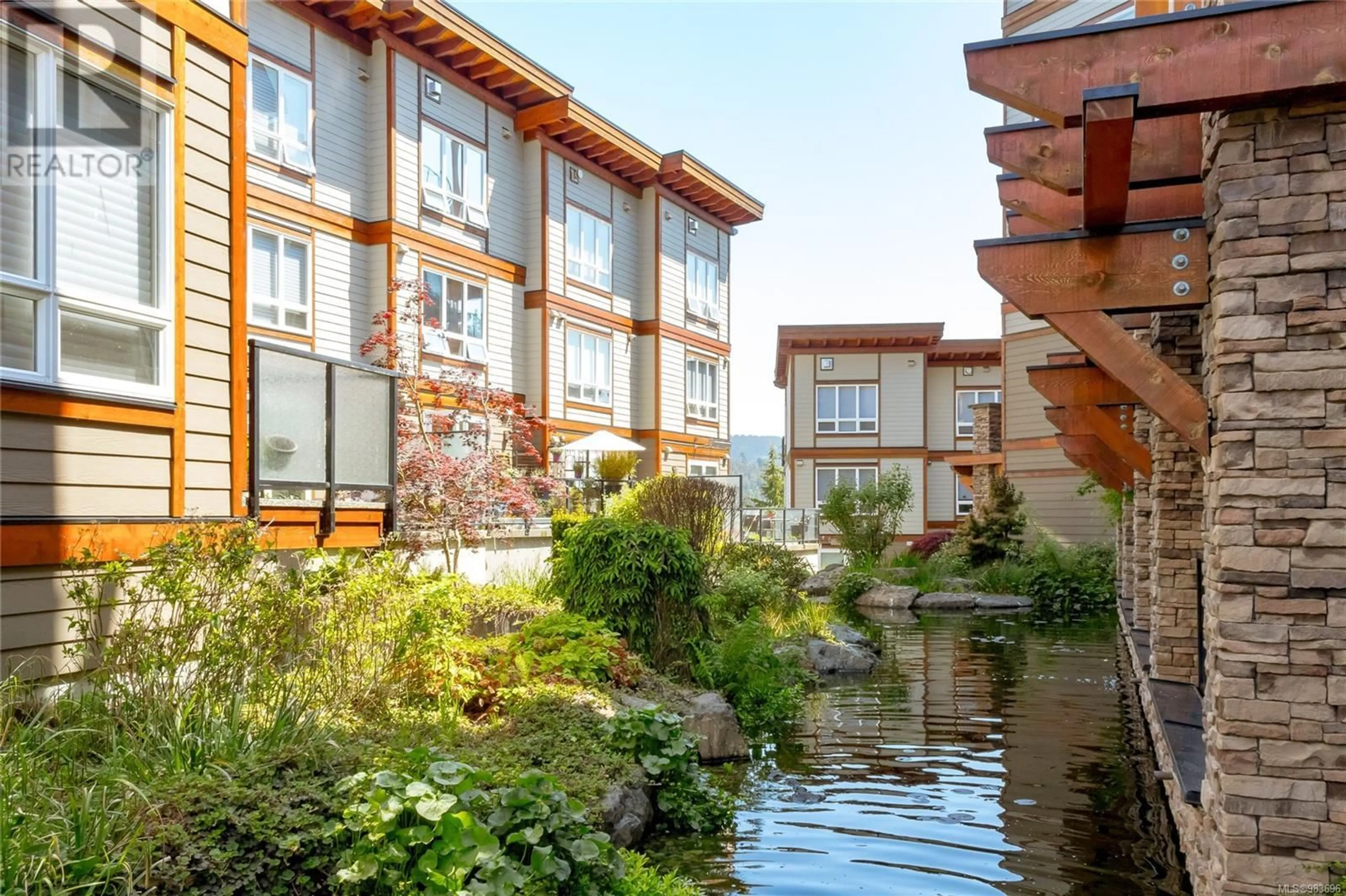 Patio, water/lake/river/ocean view for 308 6591 Lincroft Rd, Sooke British Columbia V9Z1M2