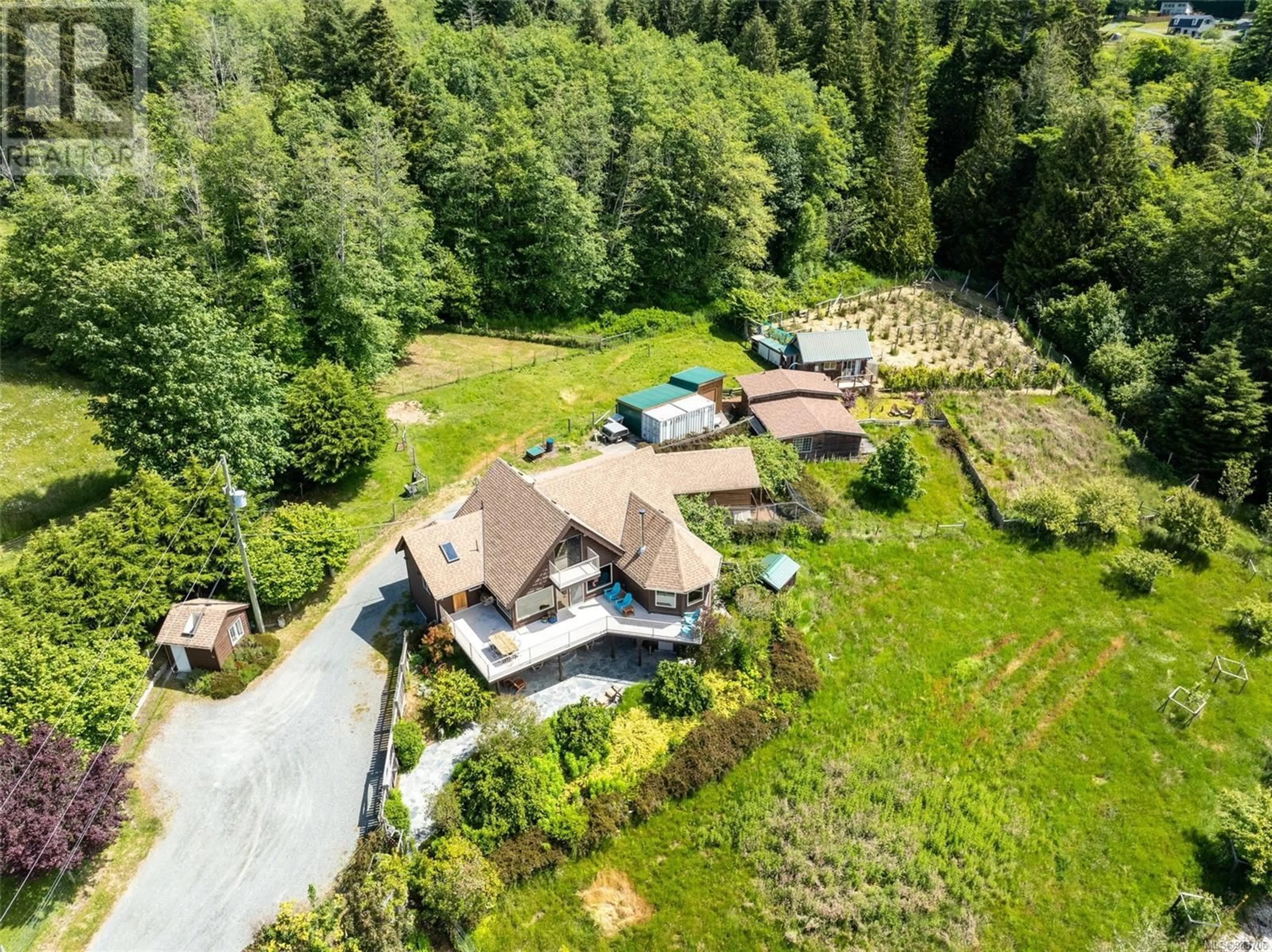 A pic from outside/outdoor area/front of a property/back of a property/a pic from drone, unknown for 8750 West Coast Rd, Sooke British Columbia V9Z1H2