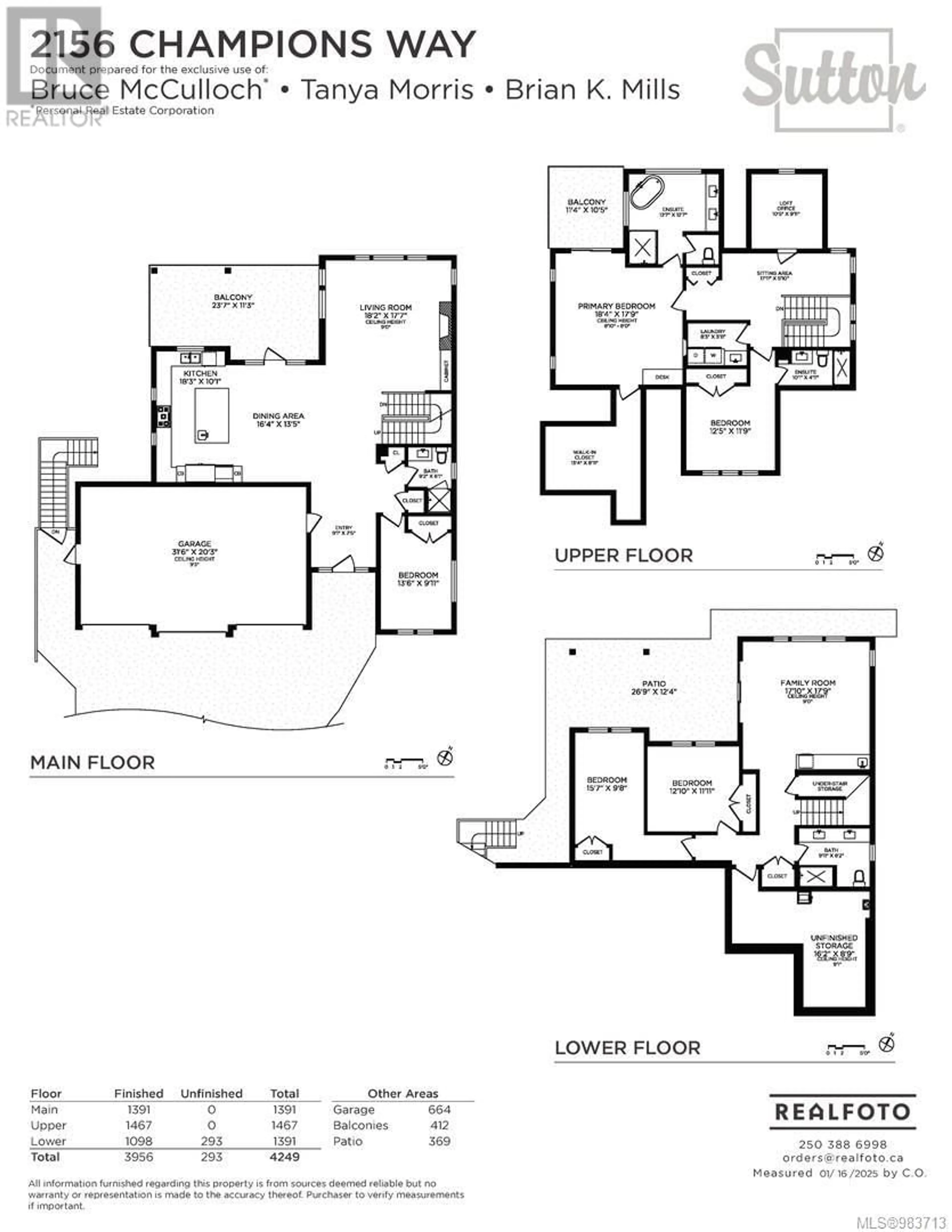 Floor plan for 2156 Champions Way, Langford British Columbia V9B0R9