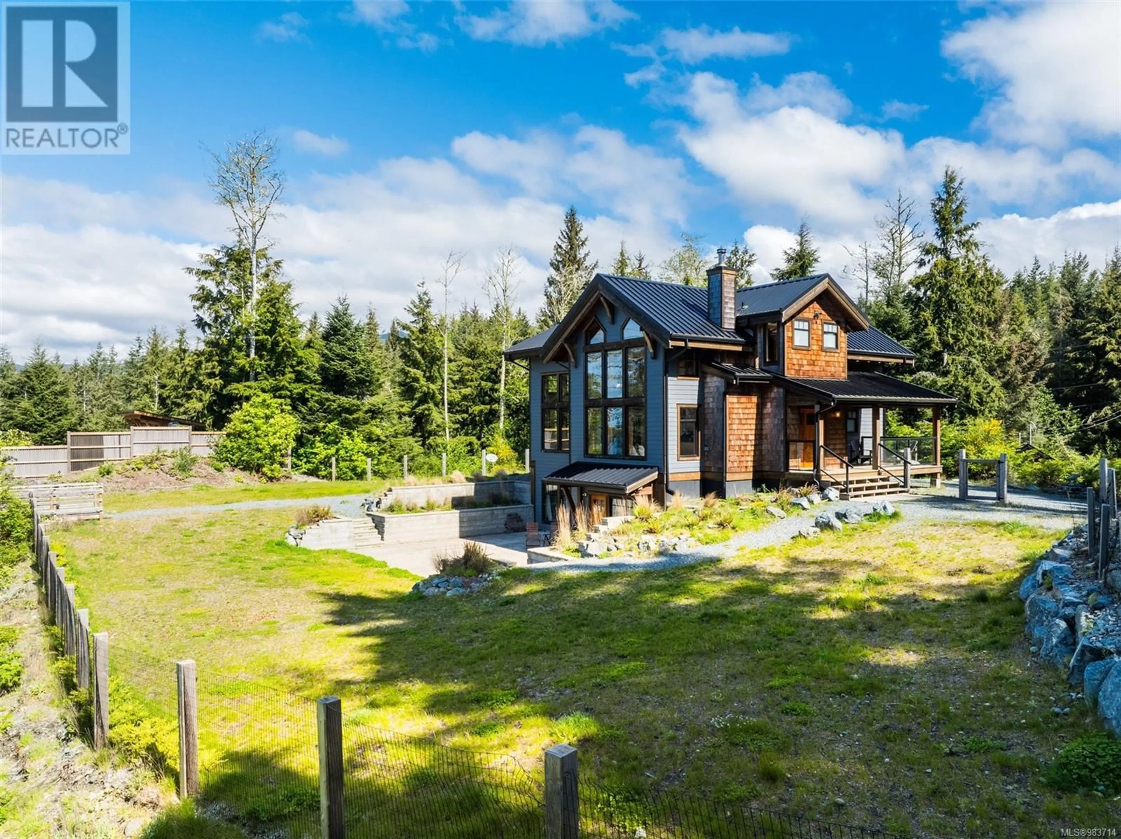 A pic from outside/outdoor area/front of a property/back of a property/a pic from drone, mountain view for 3521 Waters Edge Dr, Sooke British Columbia V9Z1L1